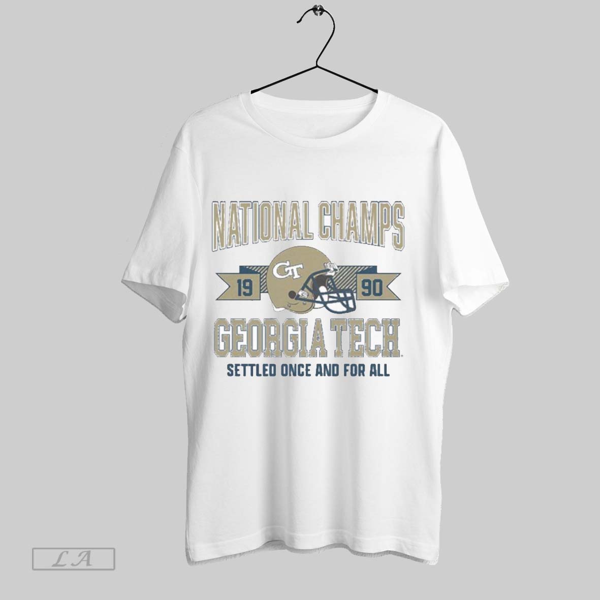 Original Georgia Tech Football 1990 National Champs - Adult & Kids T-Shirts, Sweatshirts & Hoodies apparel design preview 1