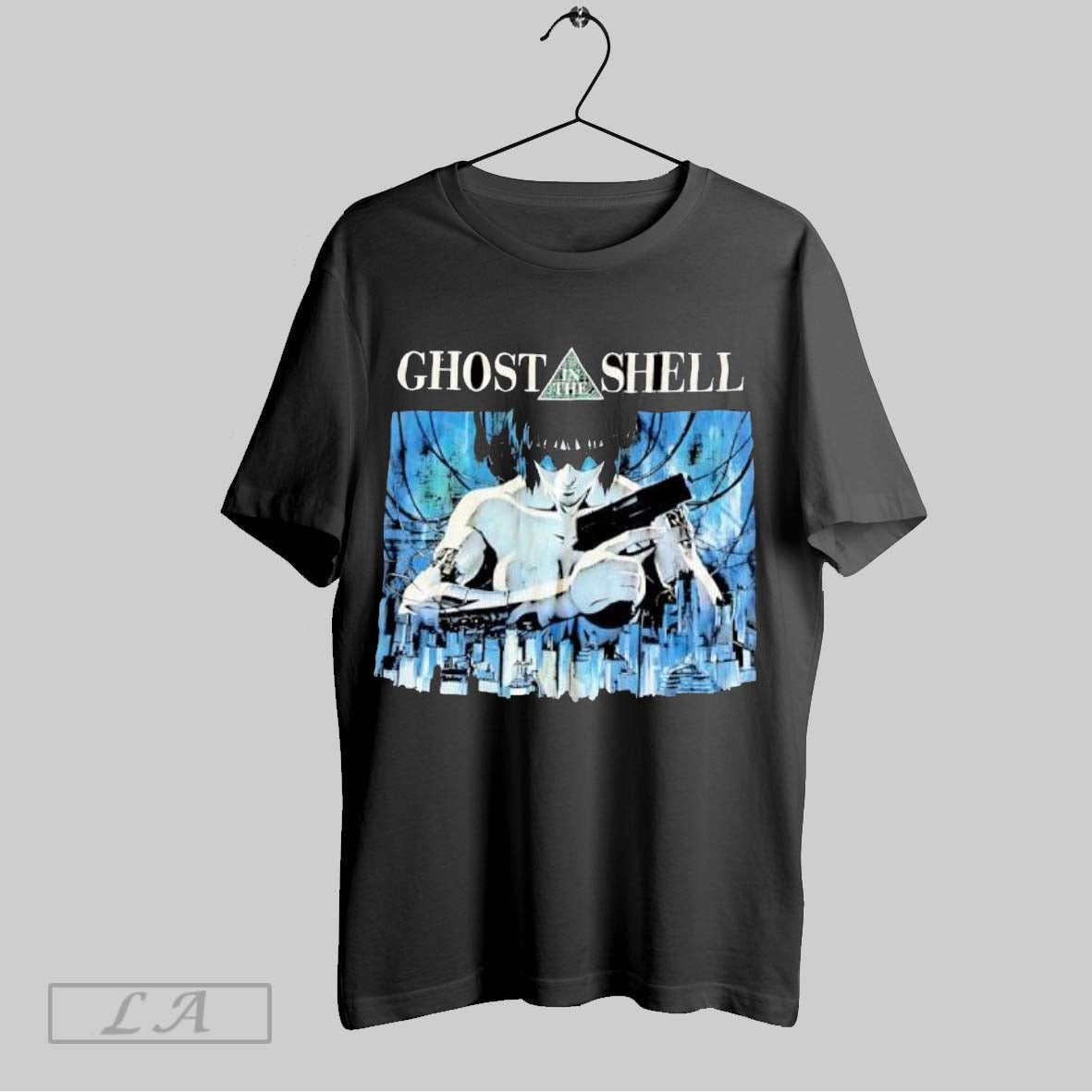 Original Ghost In The Shell Anime Poster - Adult & Kids T-Shirts, Sweatshirts & Hoodies apparel design preview 1
