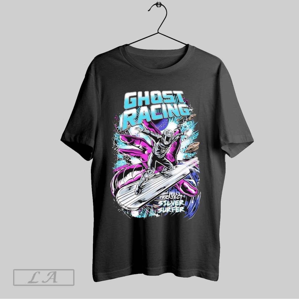 Original Ghost Racing The Destroyer Project Silver Of - Adult & Kids T-Shirts, Sweatshirts & Hoodies apparel design preview 1