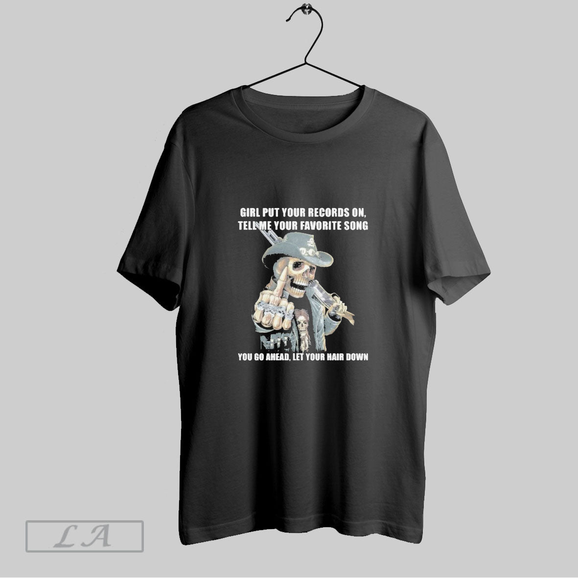 Original Girl Put Your Records On Tell Me Favorite - Adult & Kids T-Shirts, Sweatshirts & Hoodies apparel design preview 1