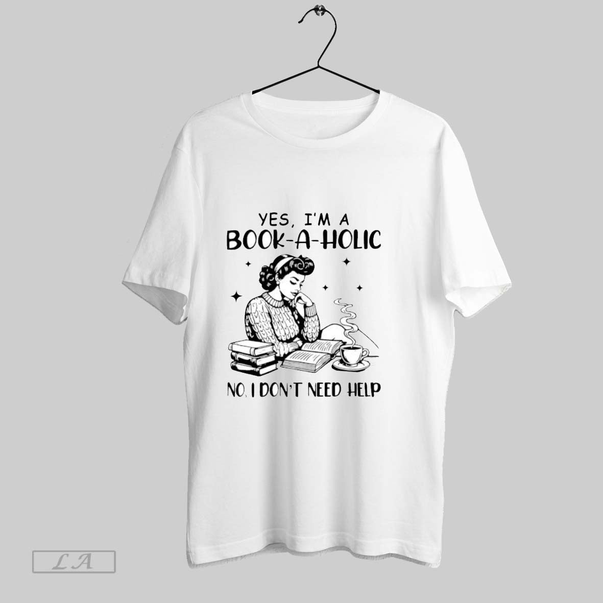 Original Girl Yes Im A Bookaholic - Adult & Kids T-Shirts, Sweatshirts & Hoodies apparel design preview 1