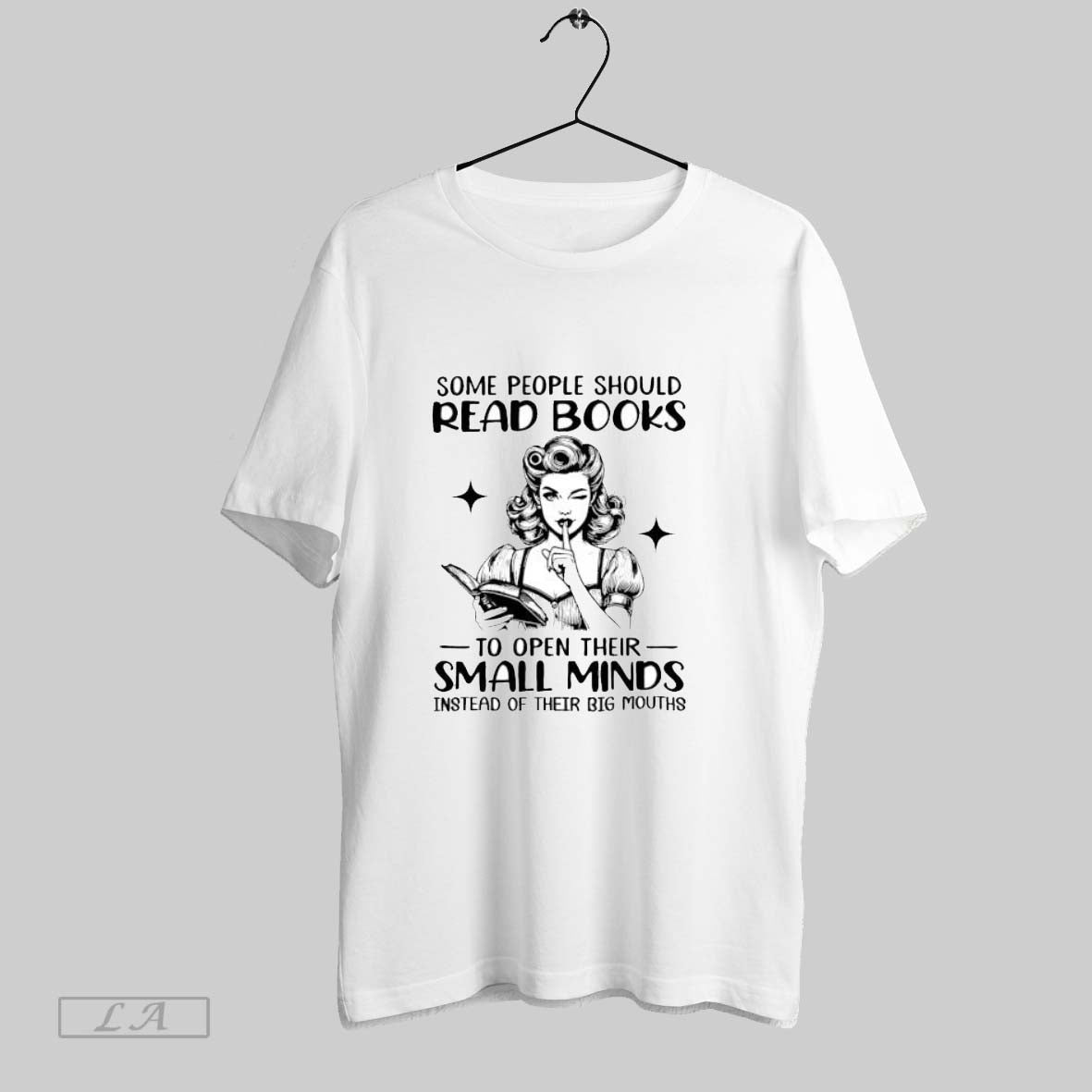 Original Girl Some People Should Read Books - Adult & Kids T-Shirts, Sweatshirts & Hoodies apparel design preview 1