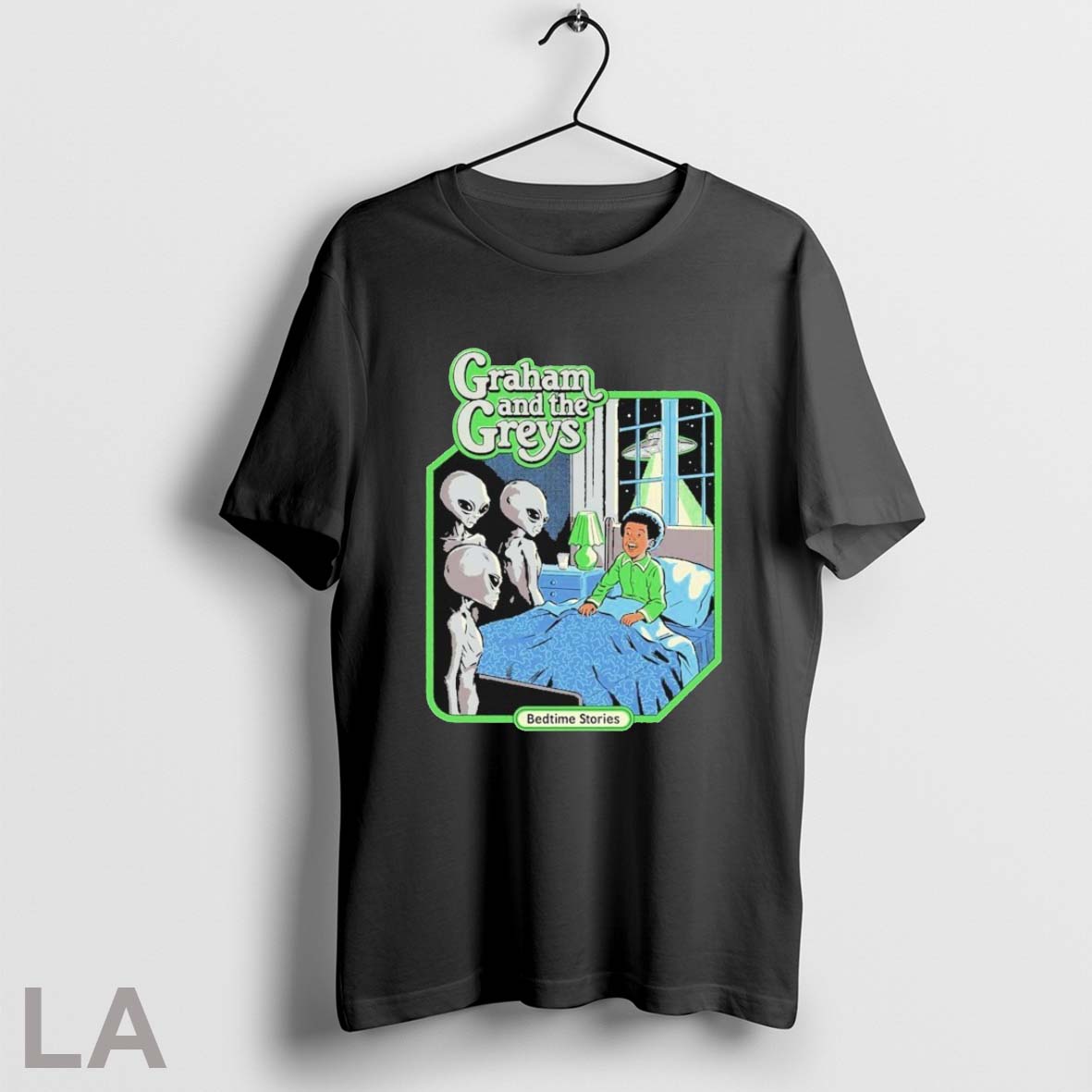 Original Graham And The Greys Bedtime Stories Alien - Adult & Kids T-Shirts, Sweatshirts & Hoodies apparel design preview 1