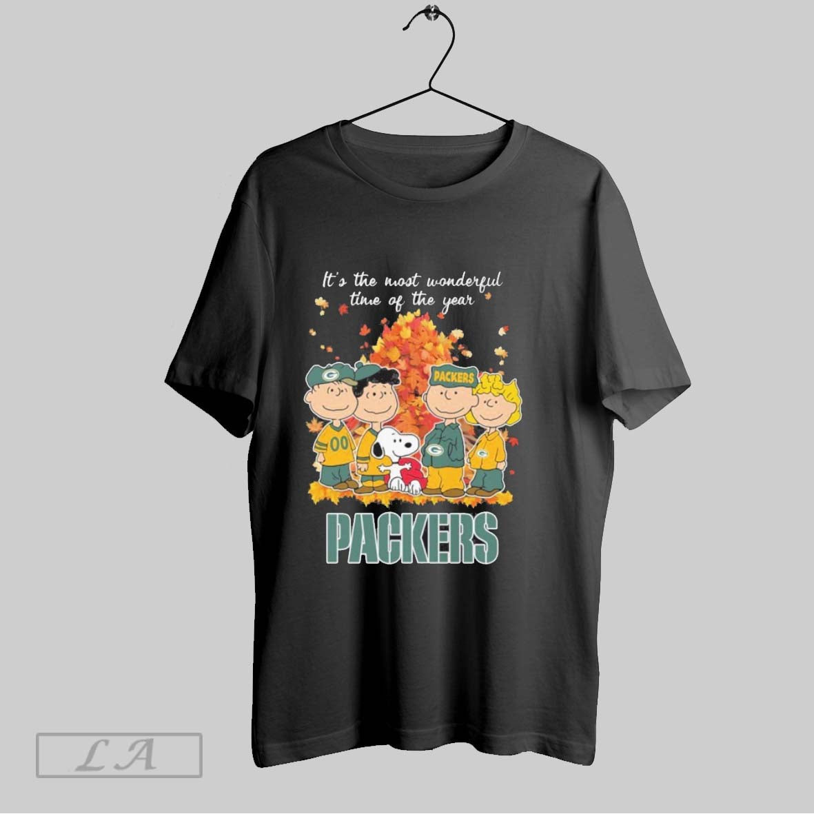 Original Green Bay Packers And Peanuts Character Its - Adult & Kids T-Shirts, Sweatshirts & Hoodies apparel design preview 1