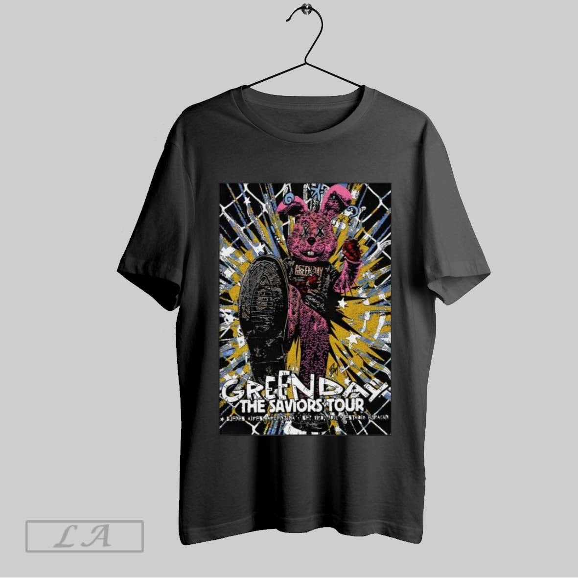 Original Green Day Huracan Stadium In Buenos Aires - Adult & Kids T-Shirts, Sweatshirts & Hoodies apparel design preview 1