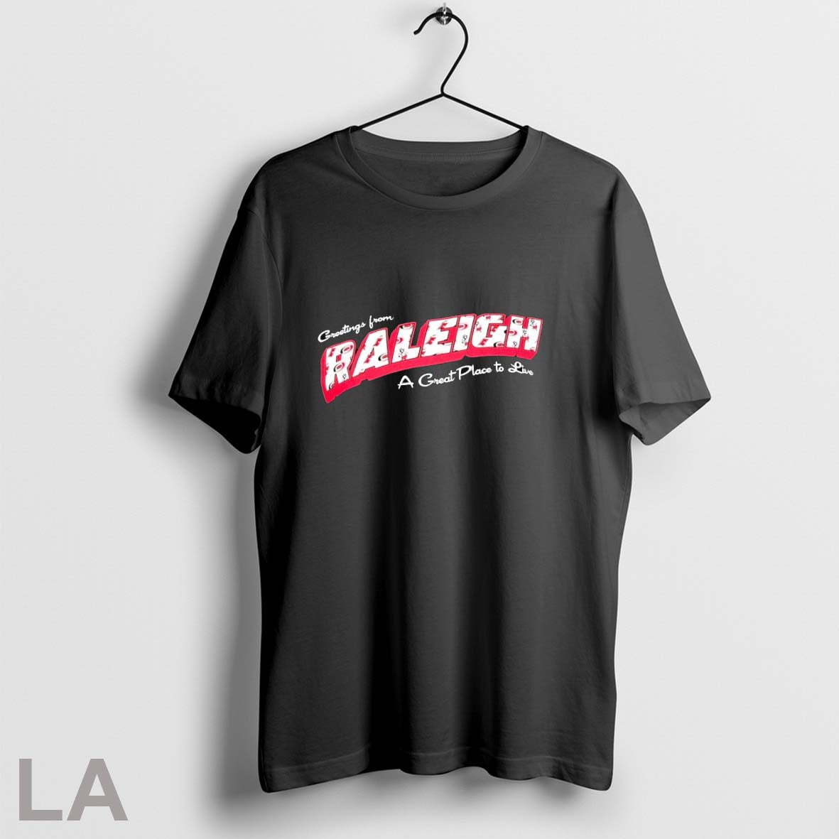 Original Greetings From Raleigh A Great Place To Live - Adult & Kids T-Shirts, Sweatshirts & Hoodies apparel design preview 1
