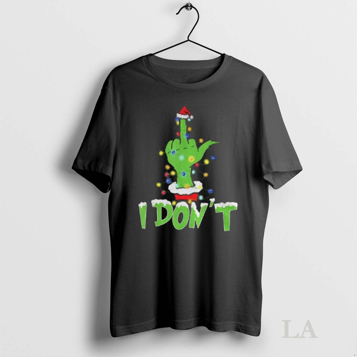Original Grinch Middle Finger I Dont Merry Christmas - Adult & Kids T-Shirts, Sweatshirts & Hoodies apparel design preview 1