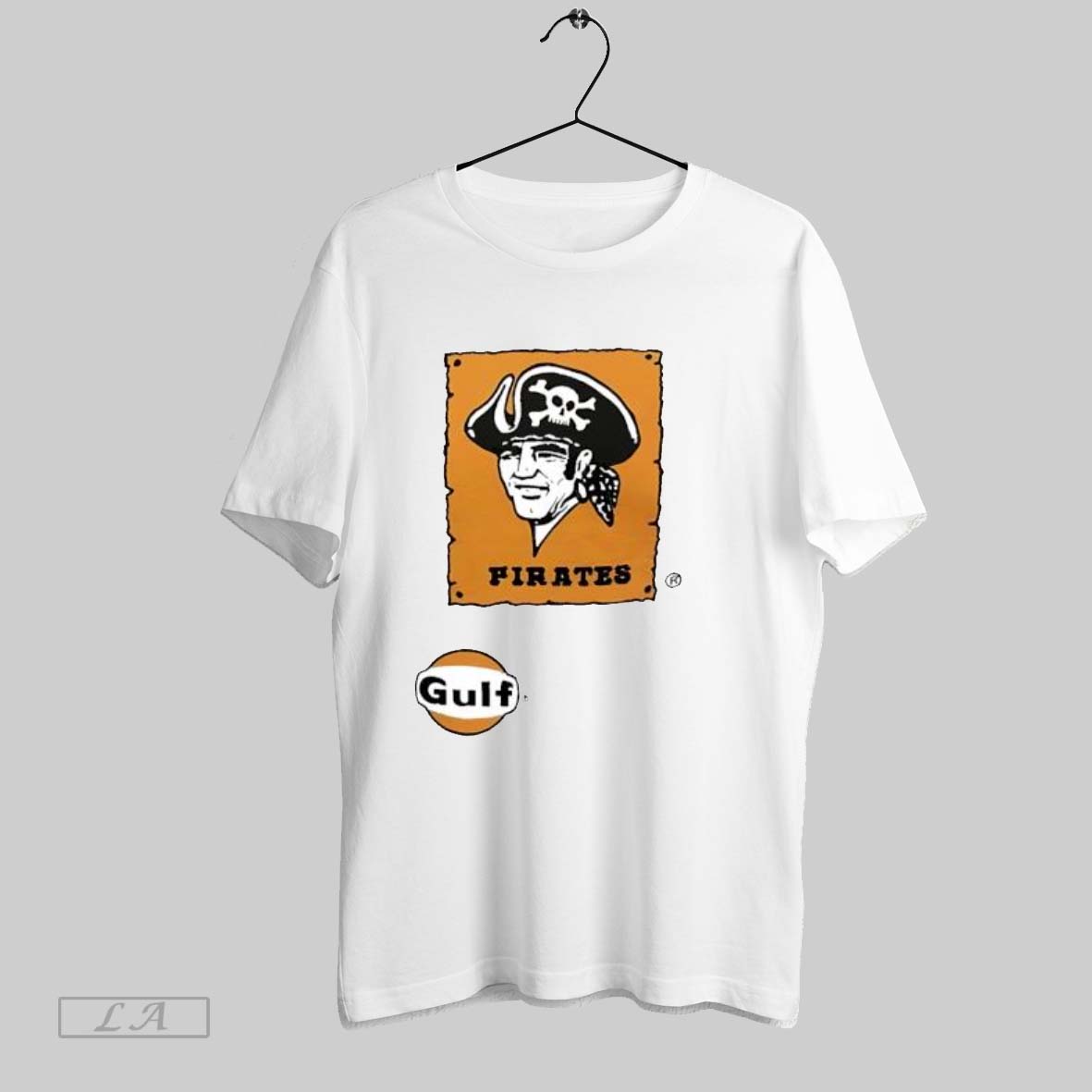 Original Gulf Pirates Cartoon Logo Vintage Fuel And - Adult & Kids T-Shirts, Sweatshirts & Hoodies apparel design preview 1