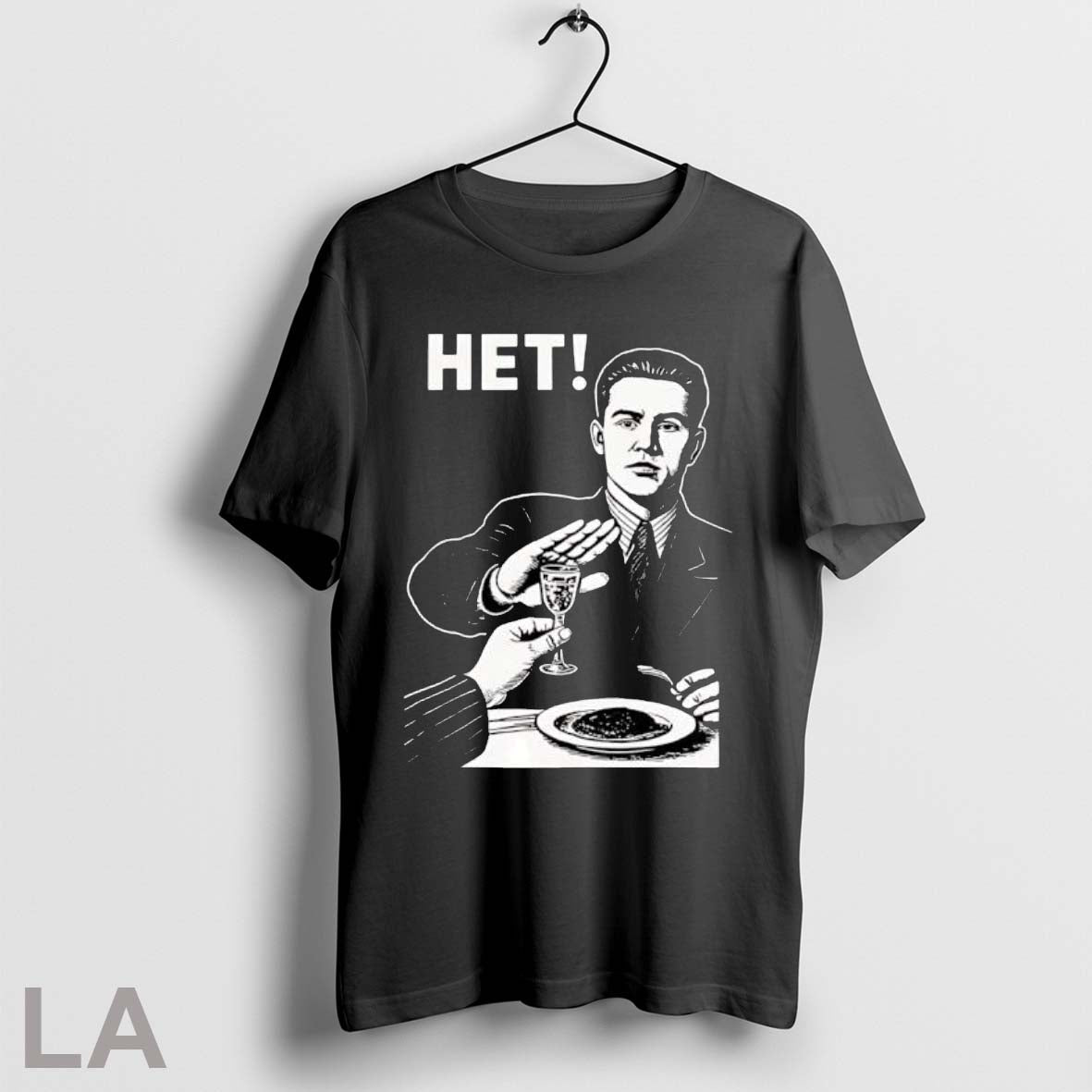Original Het Man Pushing Away A Drink Prohibition - Adult & Kids T-Shirts, Sweatshirts & Hoodies apparel design preview 1