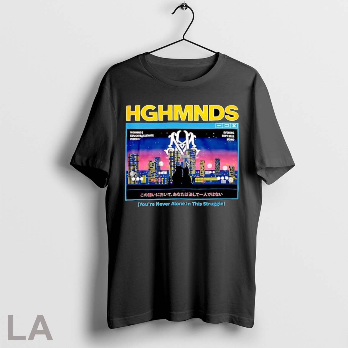 Original Hghmnds Educate Elevate Youre Never Alone In - Adult & Kids T-Shirts, Sweatshirts & Hoodies apparel design preview 1