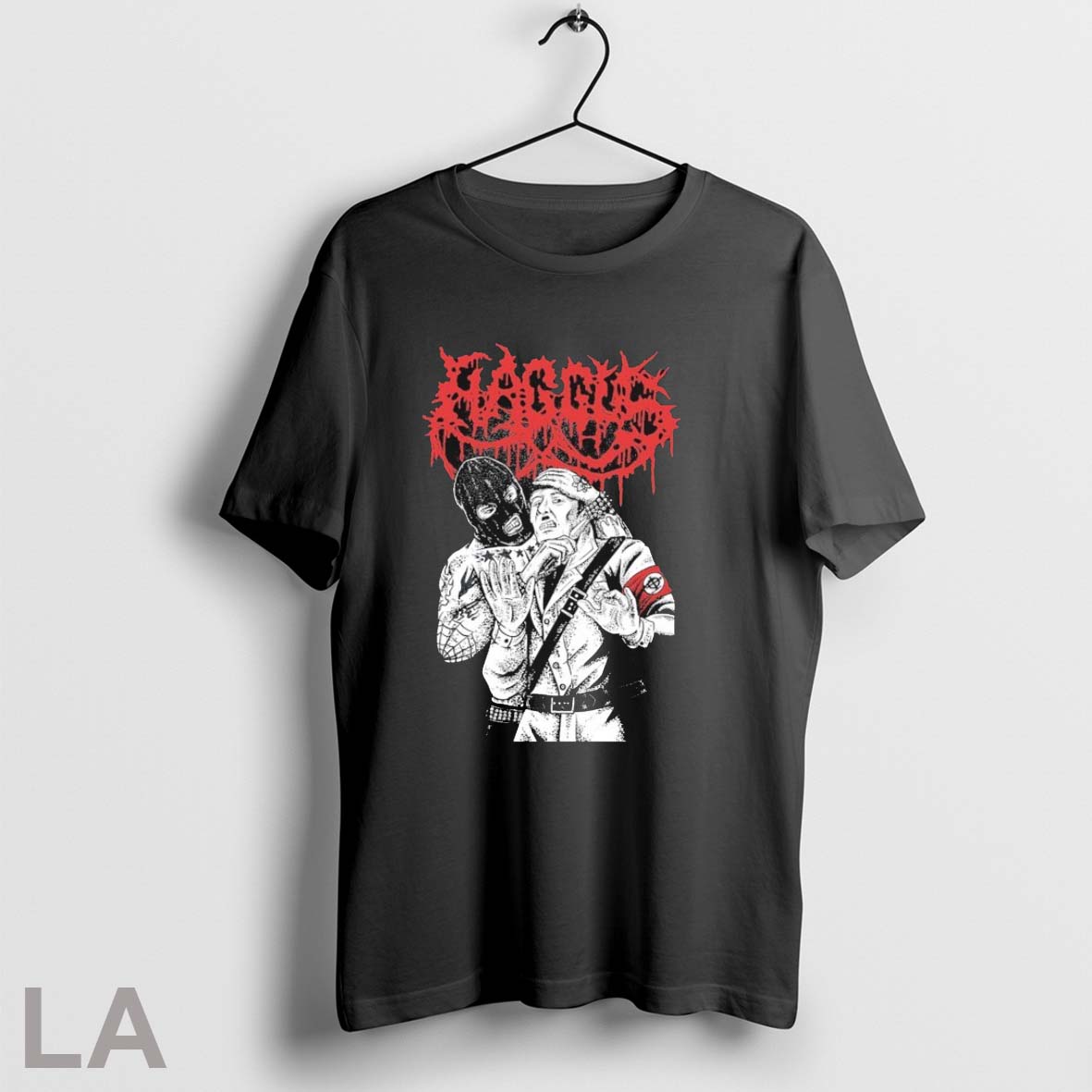 Original Haggus Antifa Benefit Fuck Ice Israel Trump - Adult & Kids T-Shirts, Sweatshirts & Hoodies apparel design preview 1