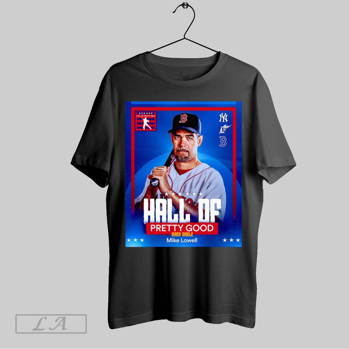 Original Hall Of Pretty Good Inner Circle Mike Lowell - Adult & Kids T-Shirts, Sweatshirts & Hoodies apparel design preview 1