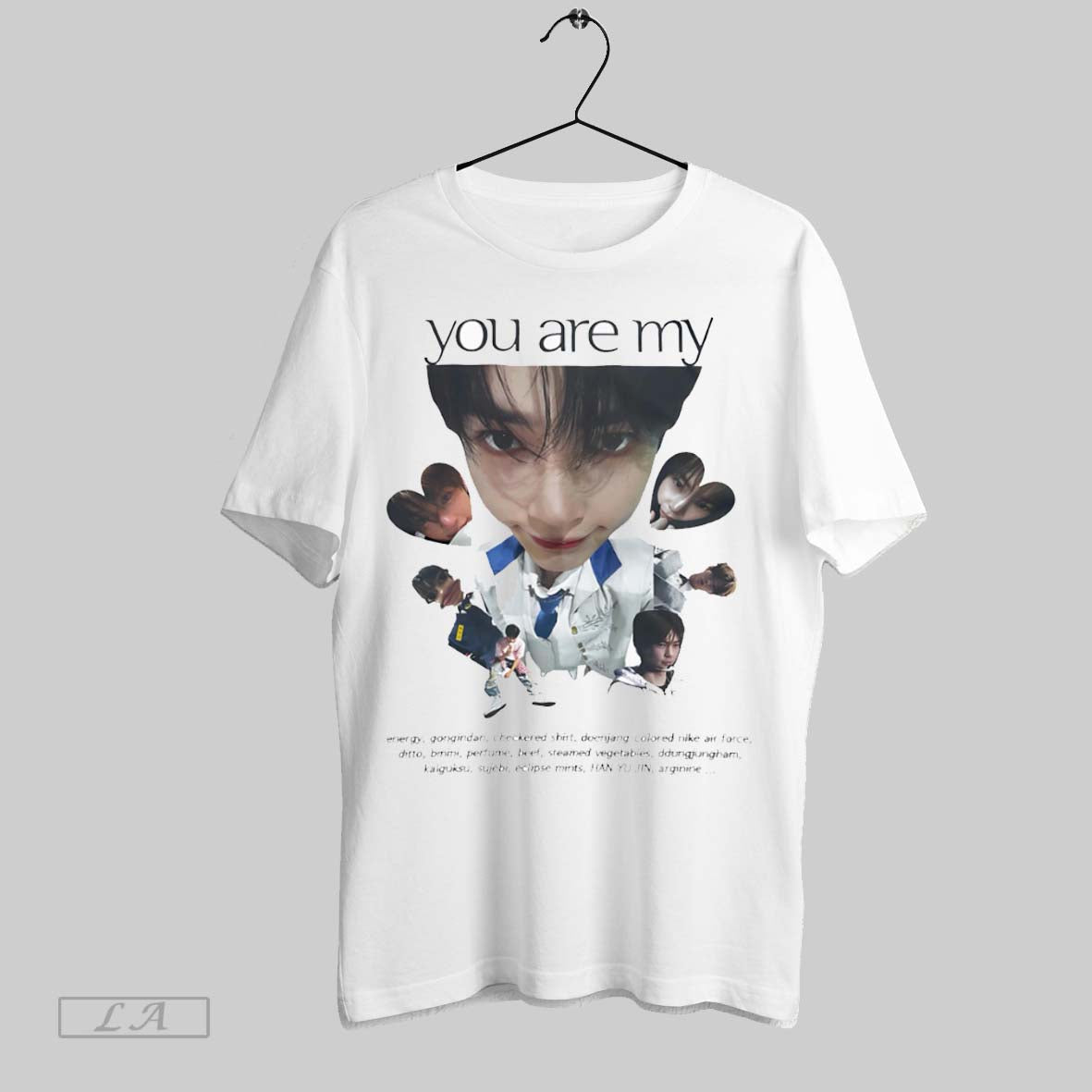 Original Han Yujin You Are My White Poster - Adult & Kids T-Shirts, Sweatshirts & Hoodies apparel design preview 1