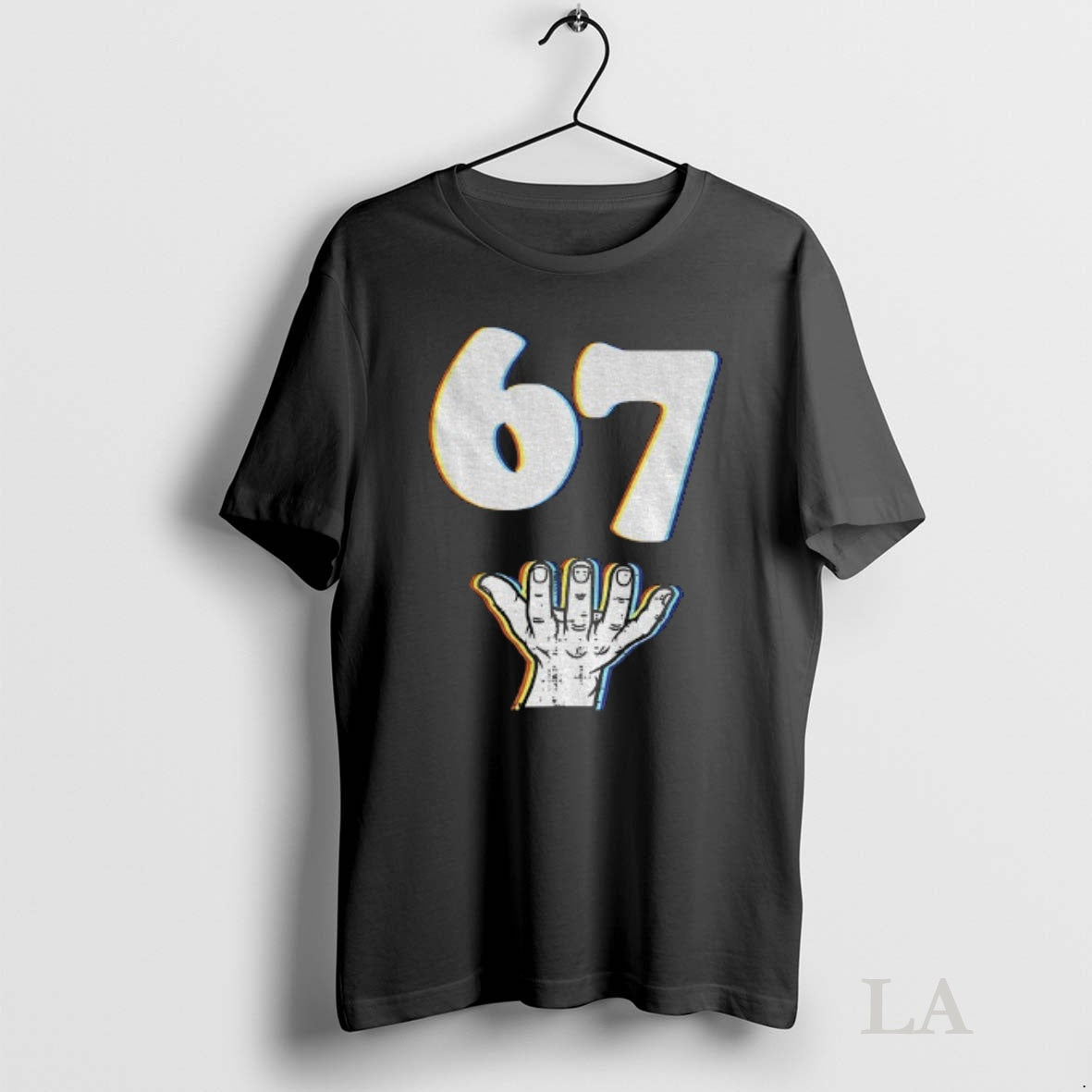 Original Hand 67 Meme Funny - Adult & Kids T-Shirts, Sweatshirts & Hoodies apparel design preview 1