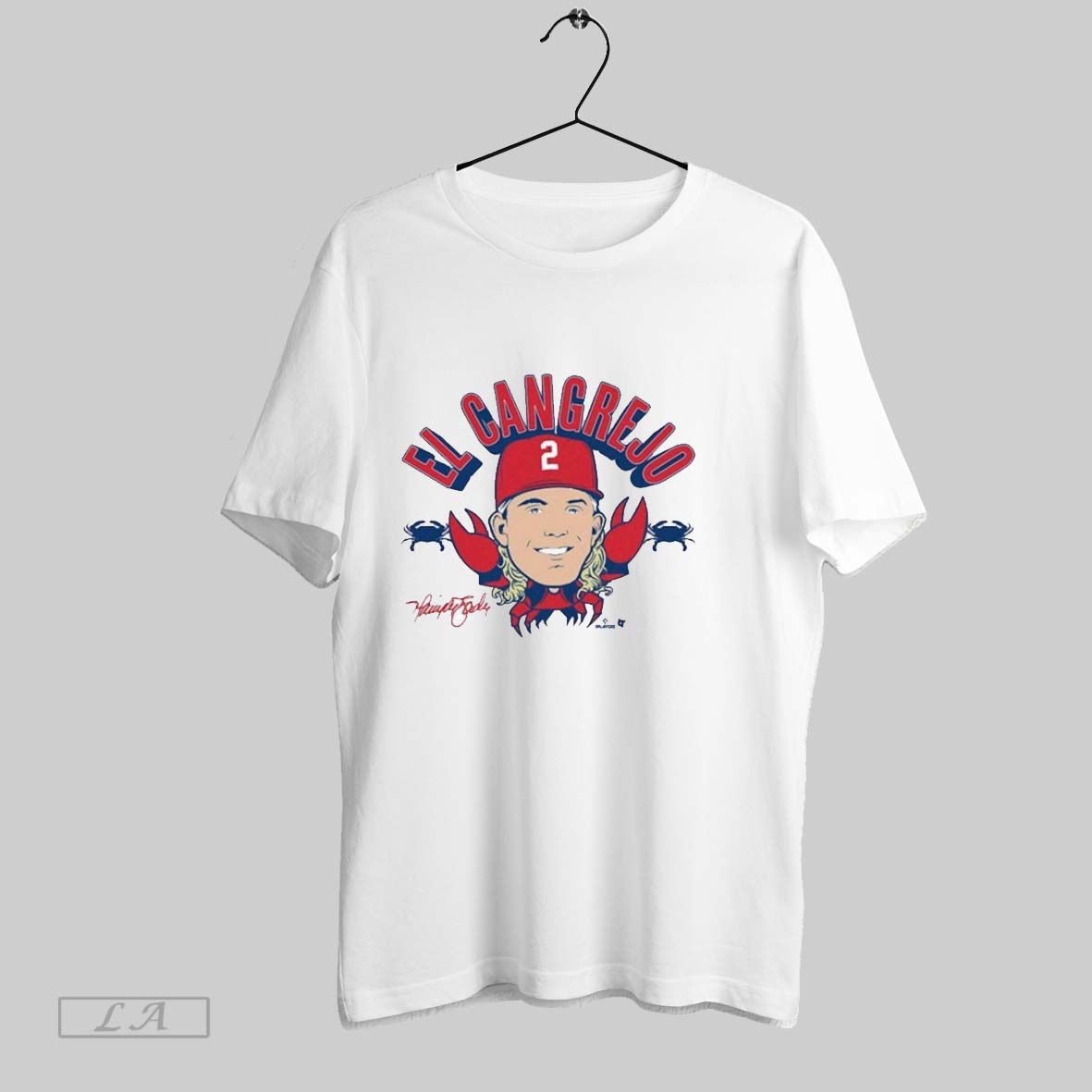 Original Harrison Bader El Cangrejo Crabs - Adult & Kids T-Shirts, Sweatshirts & Hoodies apparel design preview 1