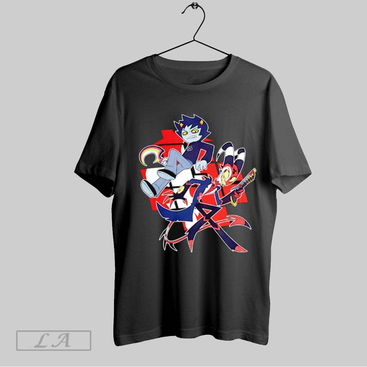Original Helluva Boss X Homestuck Karkat And Blitz - Adult & Kids T-Shirts, Sweatshirts & Hoodies apparel design preview 1