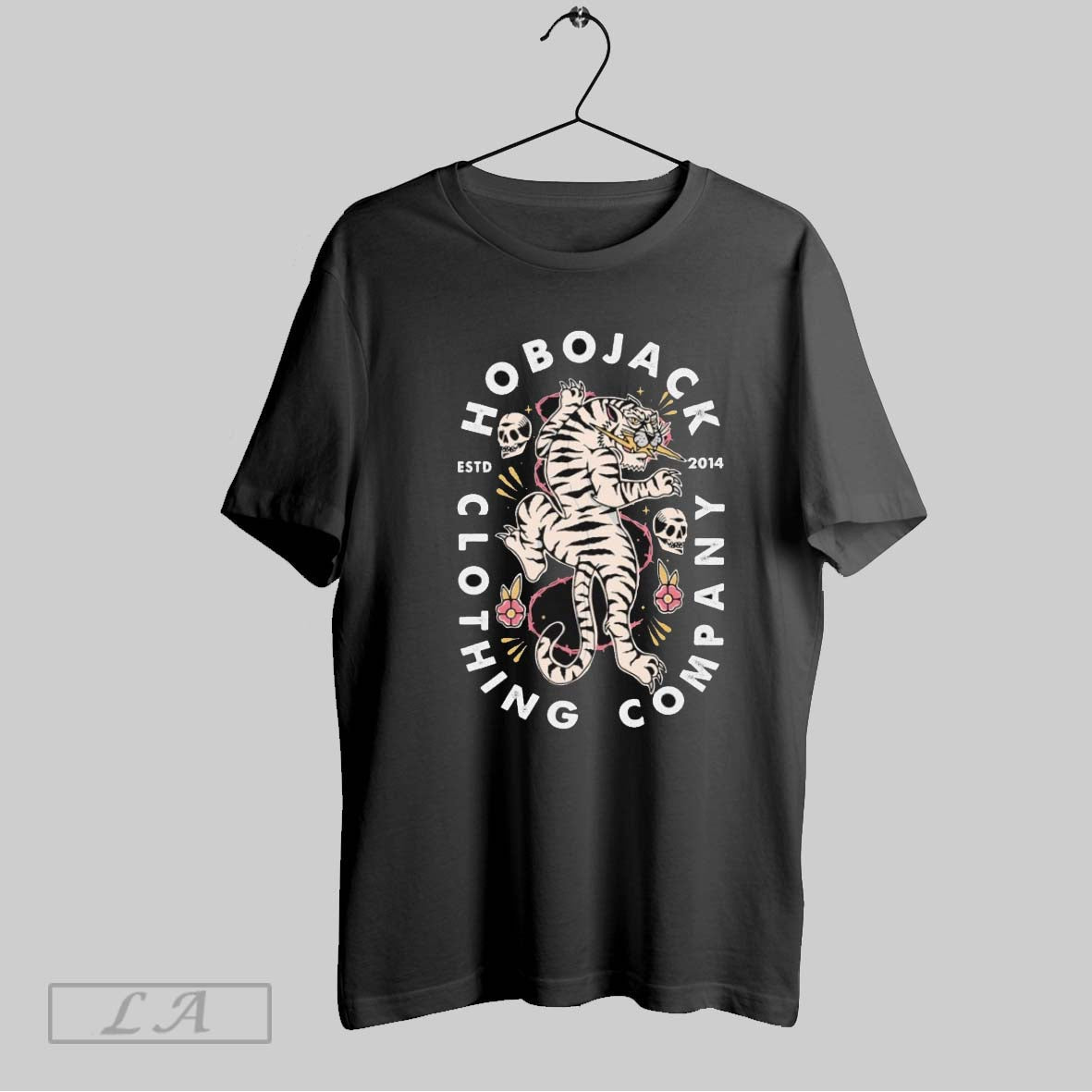 Original Hobo Jack Jungle Voodoo Est 2014 - Adult & Kids T-Shirts, Sweatshirts & Hoodies apparel design preview 1