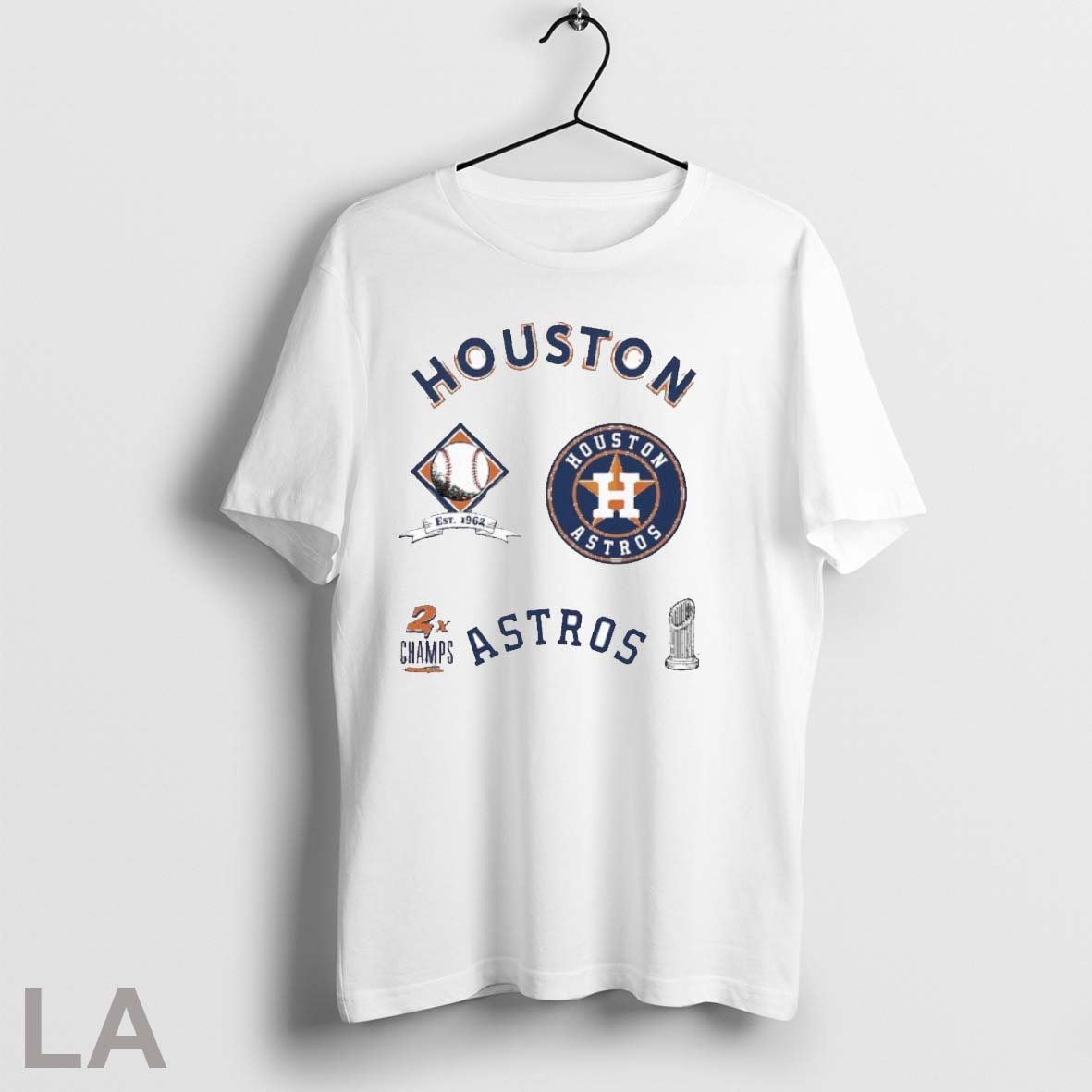 Original Houston Astros Defined 2x Champions - Adult & Kids T-Shirts, Sweatshirts & Hoodies apparel design preview 1