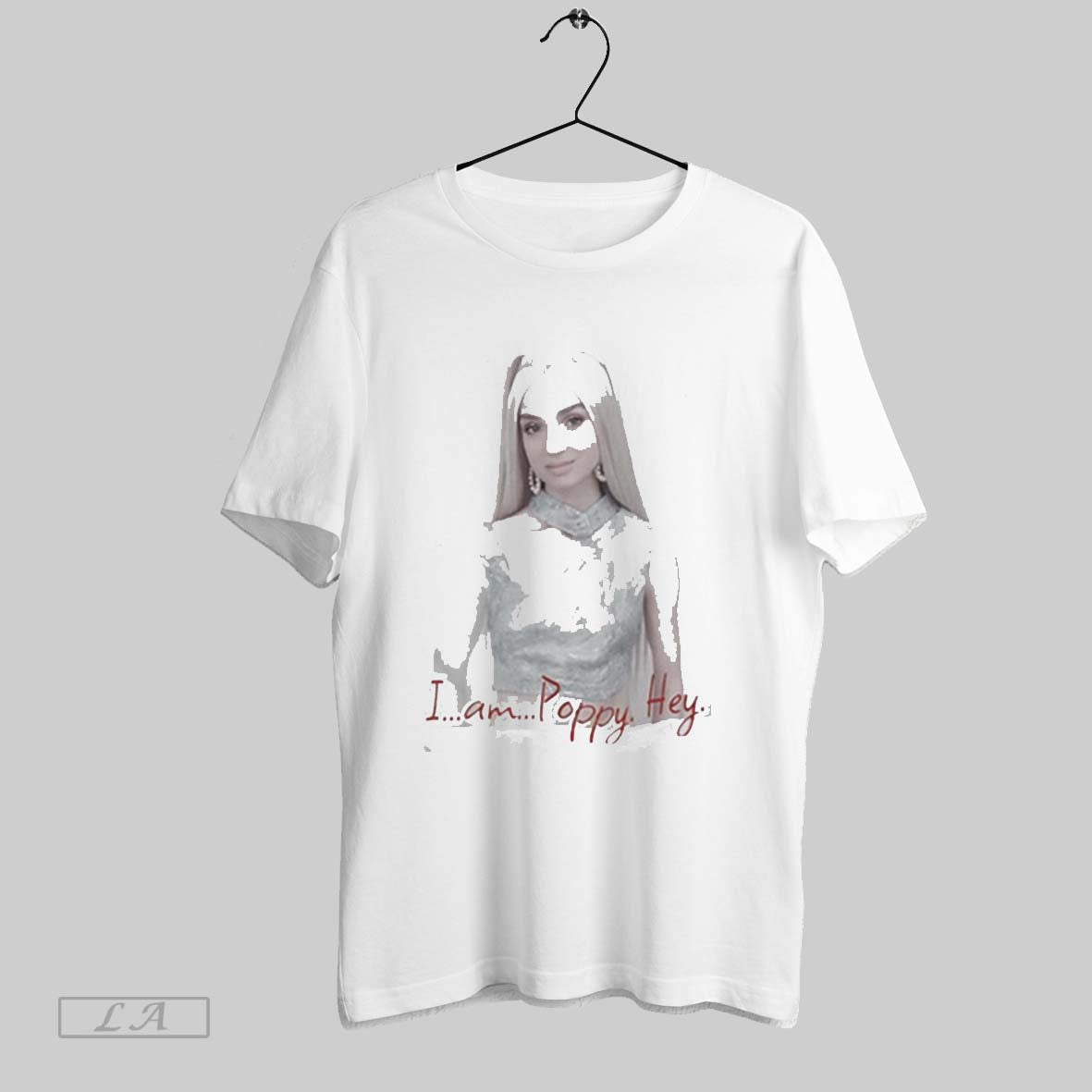 Original I Am Poppy Hey Loves You - Adult & Kids T-Shirts, Sweatshirts & Hoodies apparel design preview 1