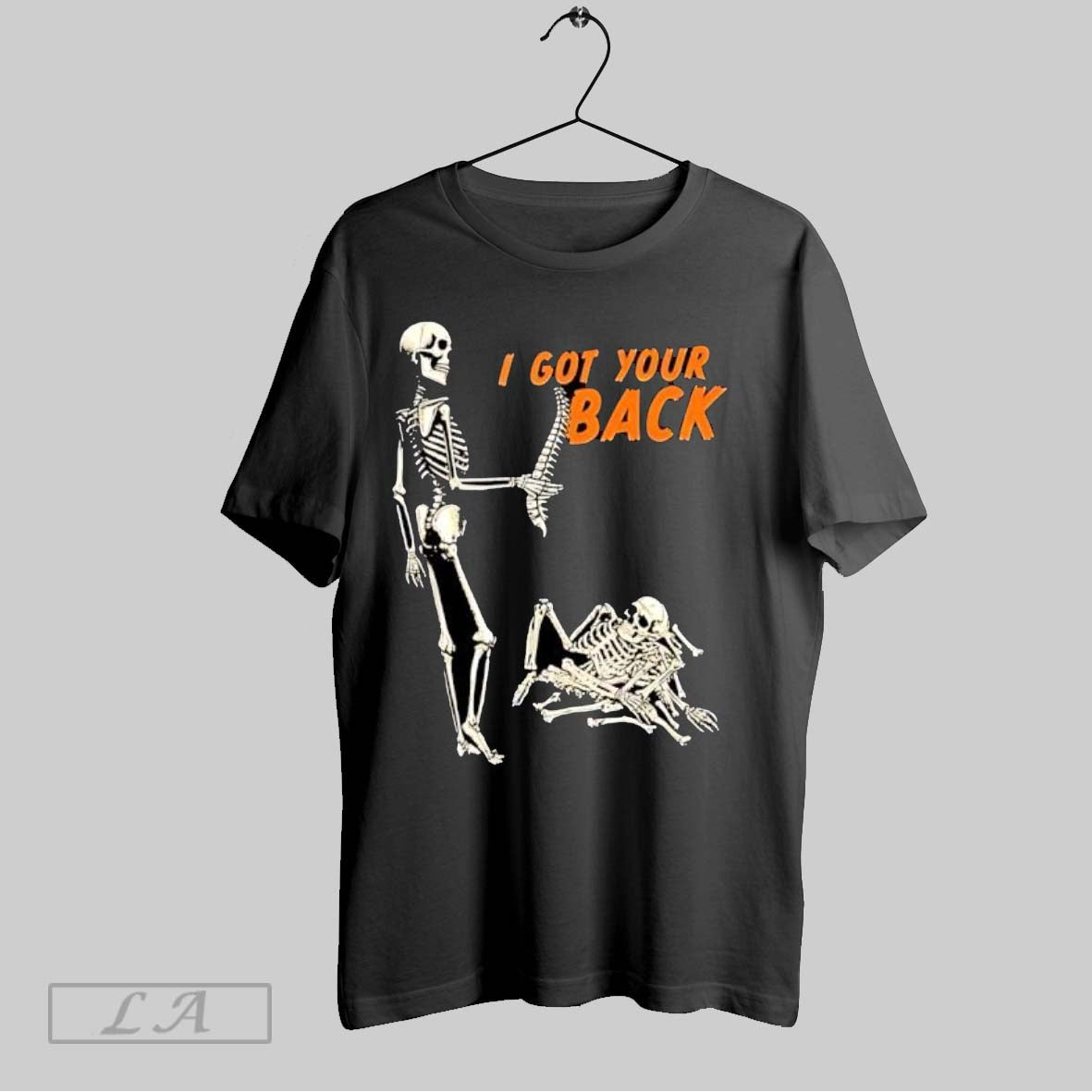 Original I Got Your Back Skeleton Spine - Adult & Kids T-Shirts, Sweatshirts & Hoodies apparel design preview 1