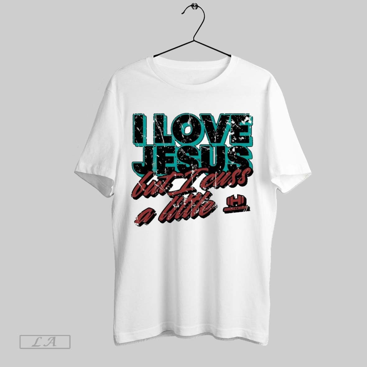Original I Love Jesus But Cuss A Little Hodgetwins - Adult & Kids T-Shirts, Sweatshirts & Hoodies apparel design preview 1