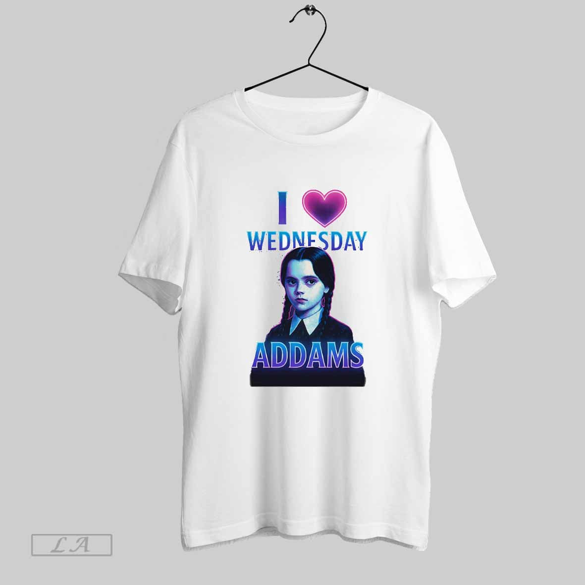 Original I Love Wednesday Addams - Adult & Kids T-Shirts, Sweatshirts & Hoodies apparel design preview 1