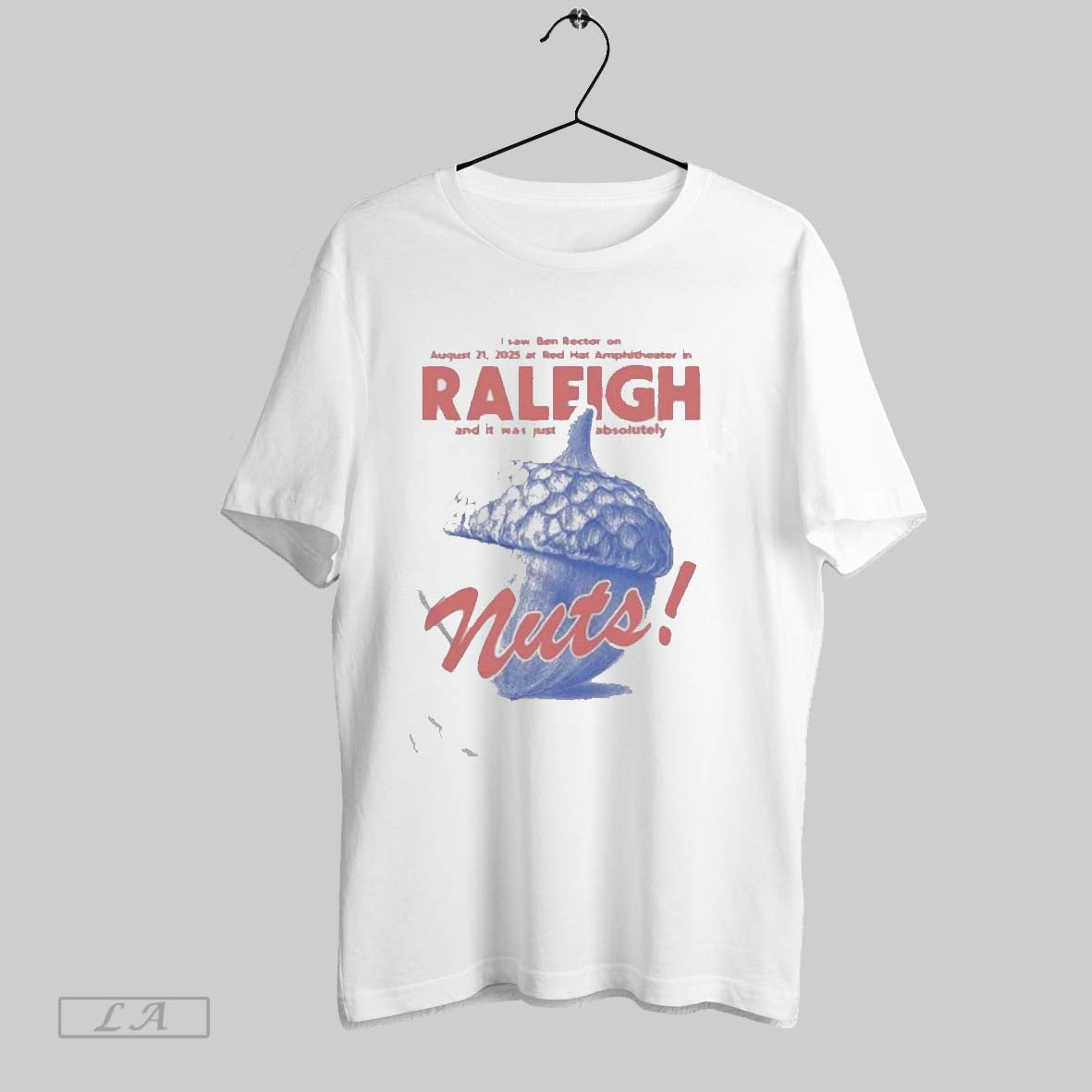 Original I Saw Ben Rector On August 21 2025 At Red - Adult & Kids T-Shirts, Sweatshirts & Hoodies apparel design preview 1