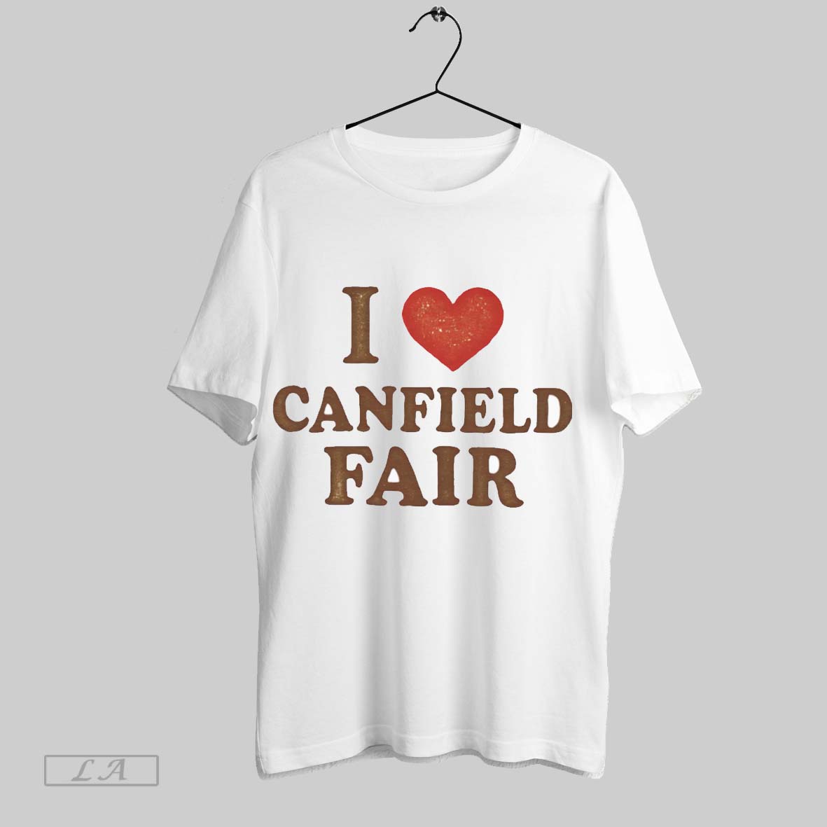Original I Love Canfield Fair 25 White Poster - Adult & Kids T-Shirts, Sweatshirts & Hoodies apparel design preview 1
