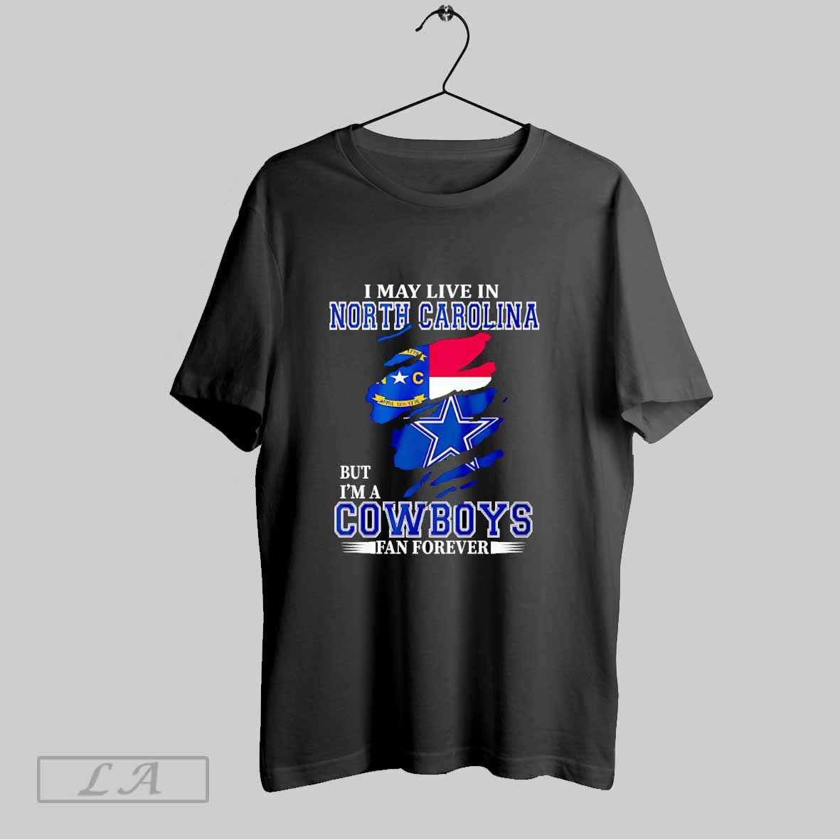 Original I May Live In North Carolina But Im A - Adult & Kids T-Shirts, Sweatshirts & Hoodies apparel design preview 1