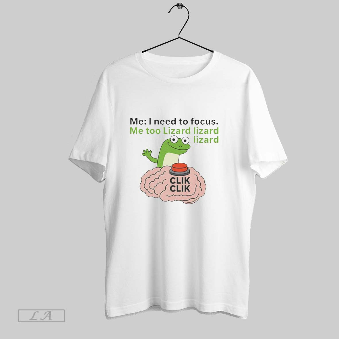 Original I Need To Focus Lizard - Adult & Kids T-Shirts, Sweatshirts & Hoodies apparel design preview 1