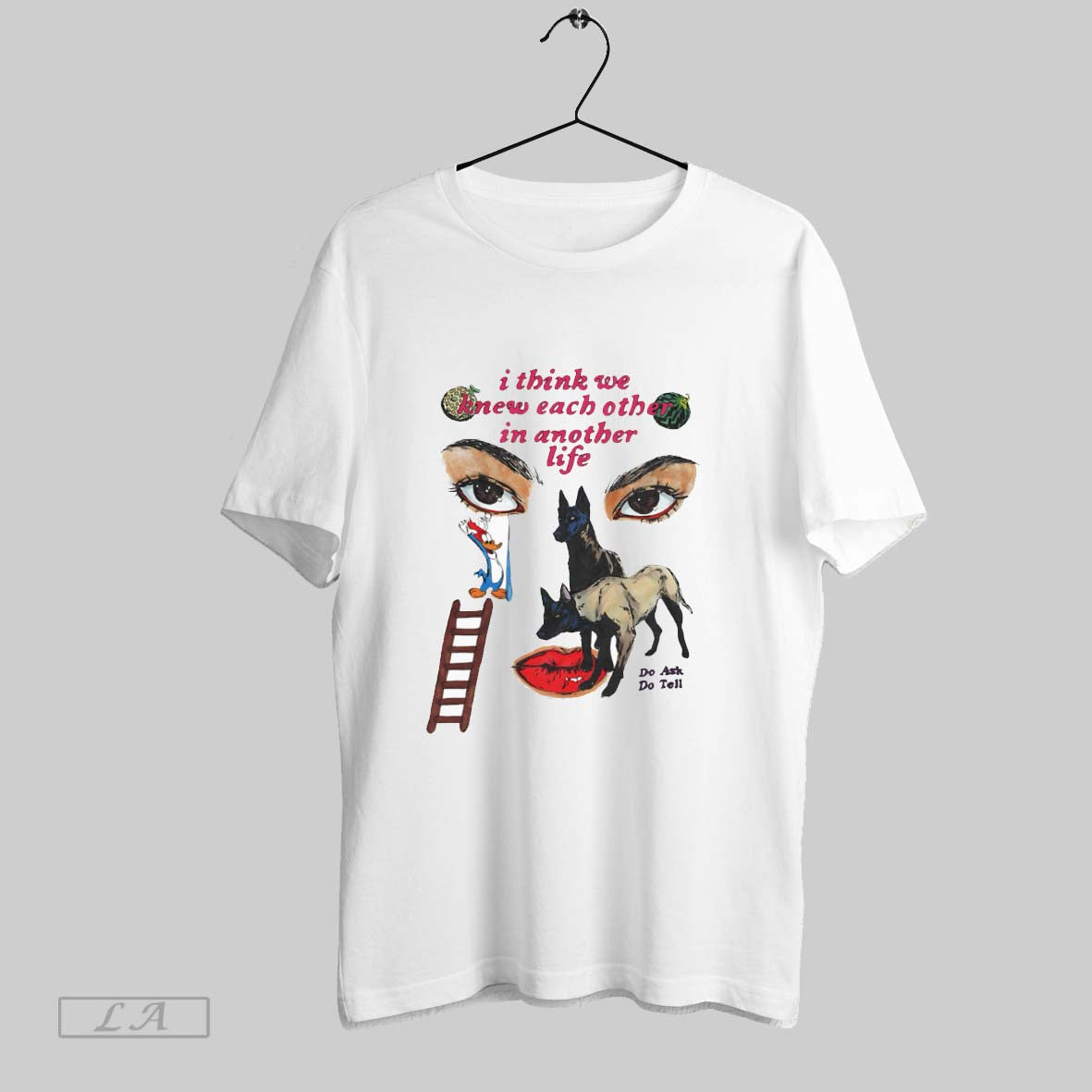 Original I Think We Knew Each Other In Another Life - Adult & Kids T-Shirts, Sweatshirts & Hoodies apparel design preview 1