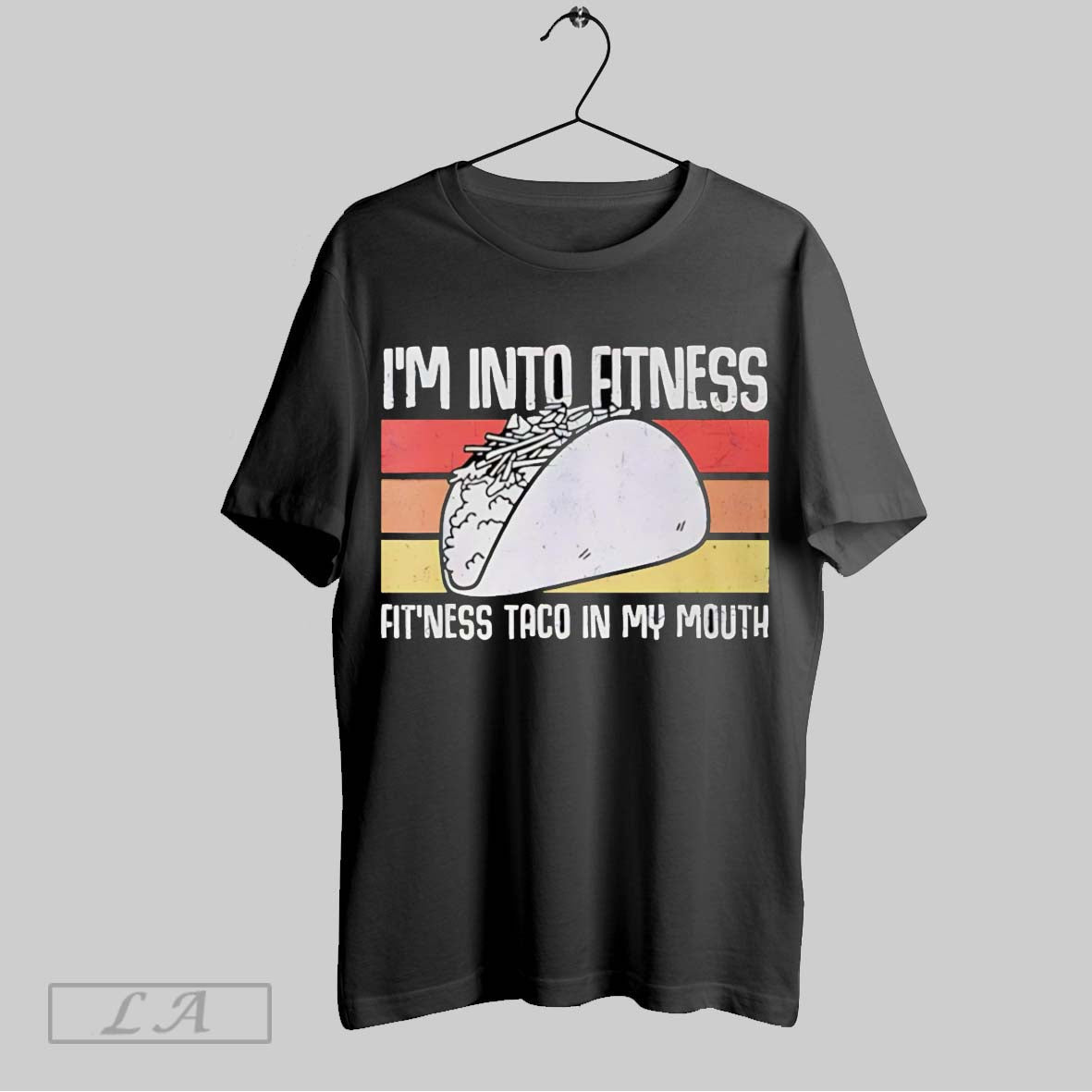 Original Im Into Fitness Taco In My Mouth Youth Food - Adult & Kids T-Shirts, Sweatshirts & Hoodies apparel design preview 1