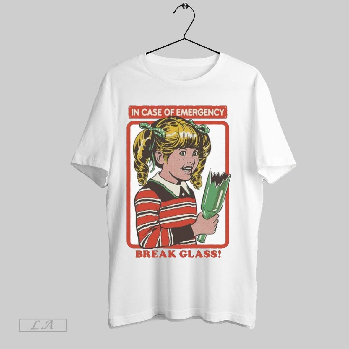 Original In Case Of Emergency Break Glass - Adult & Kids T-Shirts, Sweatshirts & Hoodies apparel design preview 1