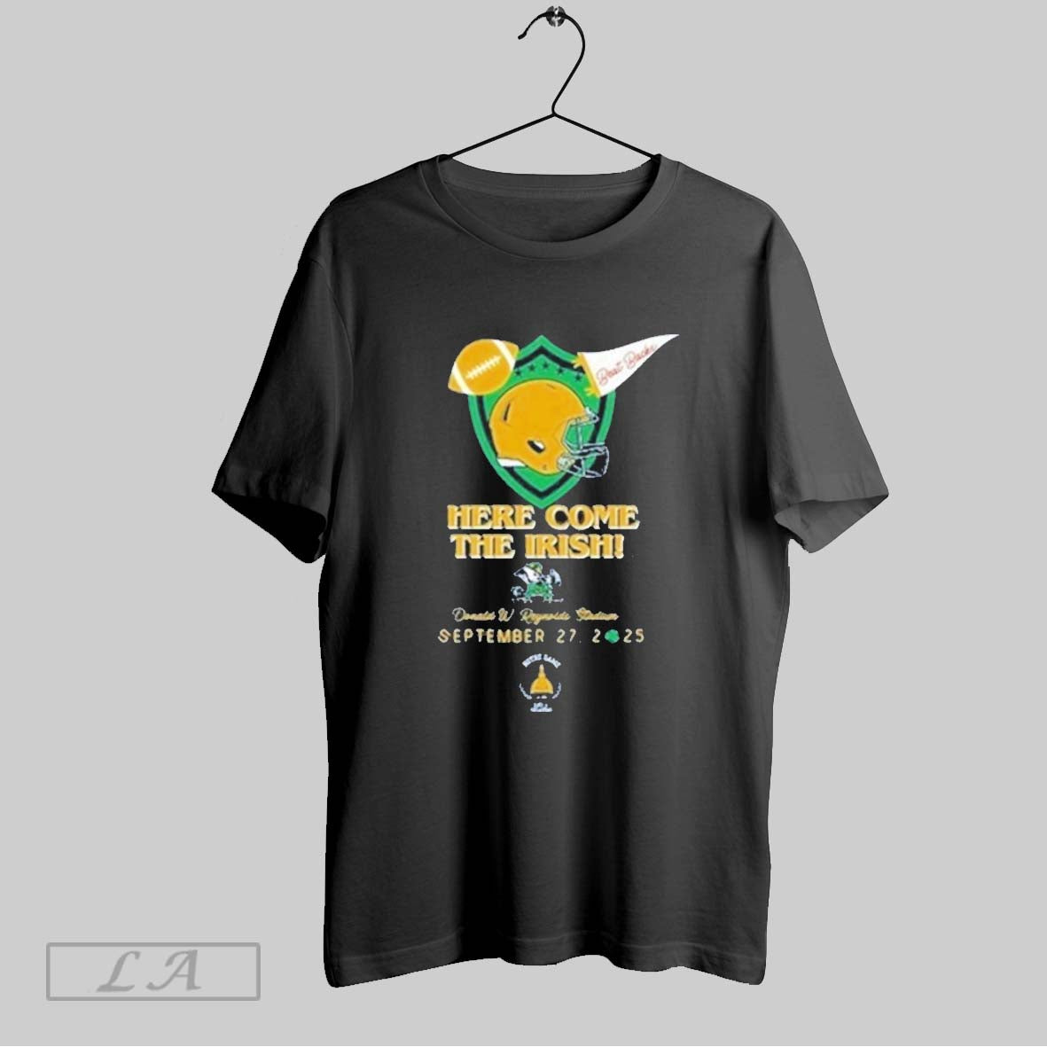 Original Irish Vs Razorbacks Game Day 2025 - Adult & Kids T-Shirts, Sweatshirts & Hoodies apparel design preview 1