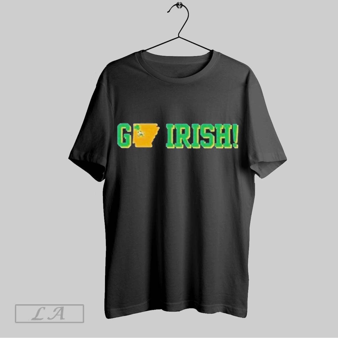 Original Irish Vs Razorbacks Game Day Go - Adult & Kids T-Shirts, Sweatshirts & Hoodies apparel design preview 1