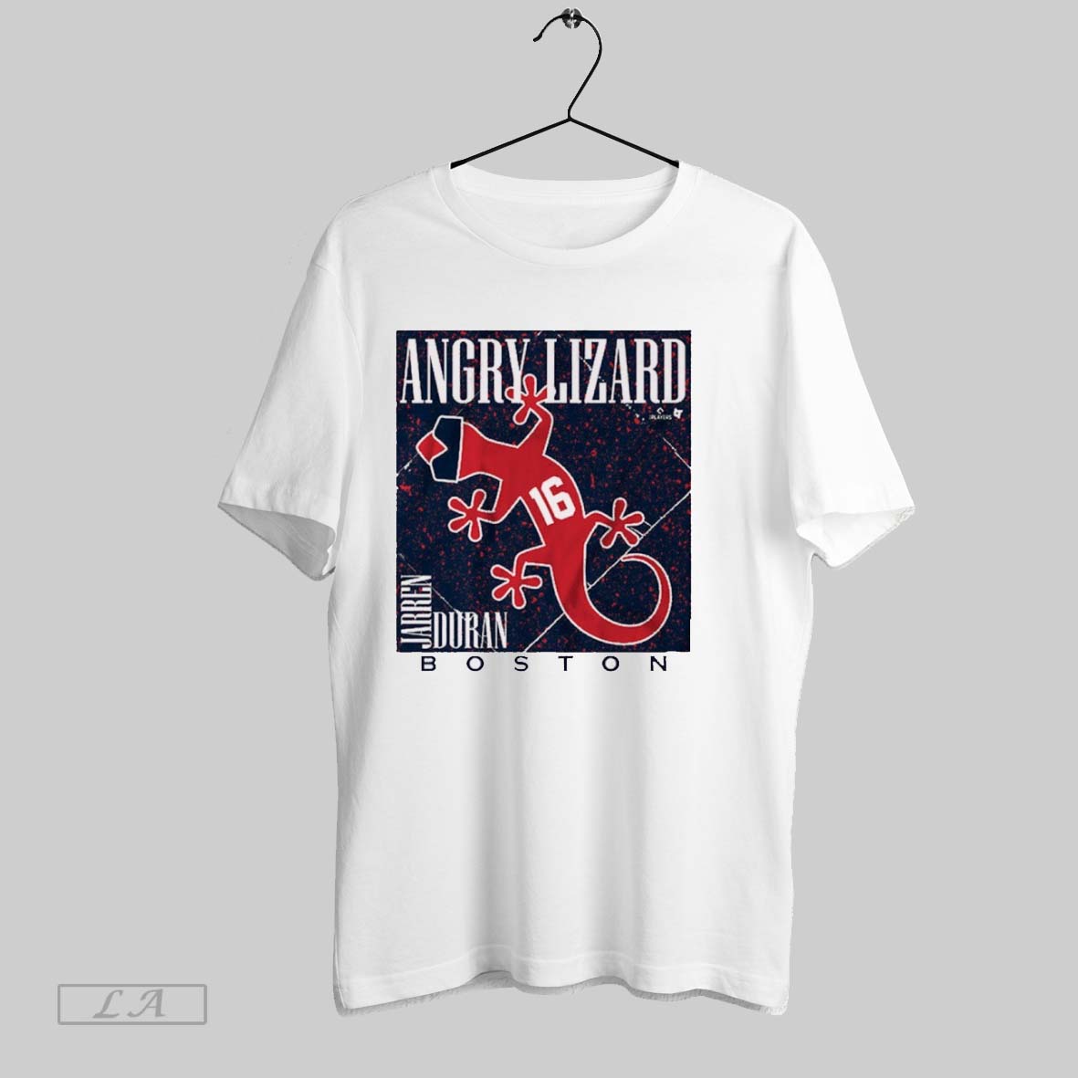 Original Jarren Duran Angry Lizard Boston Red Sox Mlb - Adult & Kids T-Shirts, Sweatshirts & Hoodies apparel design preview 1