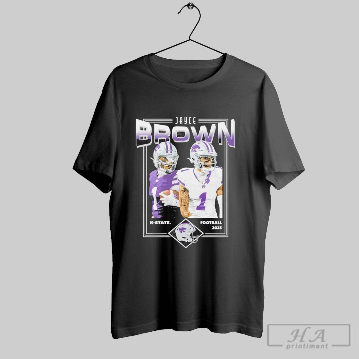 Original Jayce Brown Kansas State Football 2025 - Adult & Kids T-Shirts, Sweatshirts & Hoodies apparel design preview 1