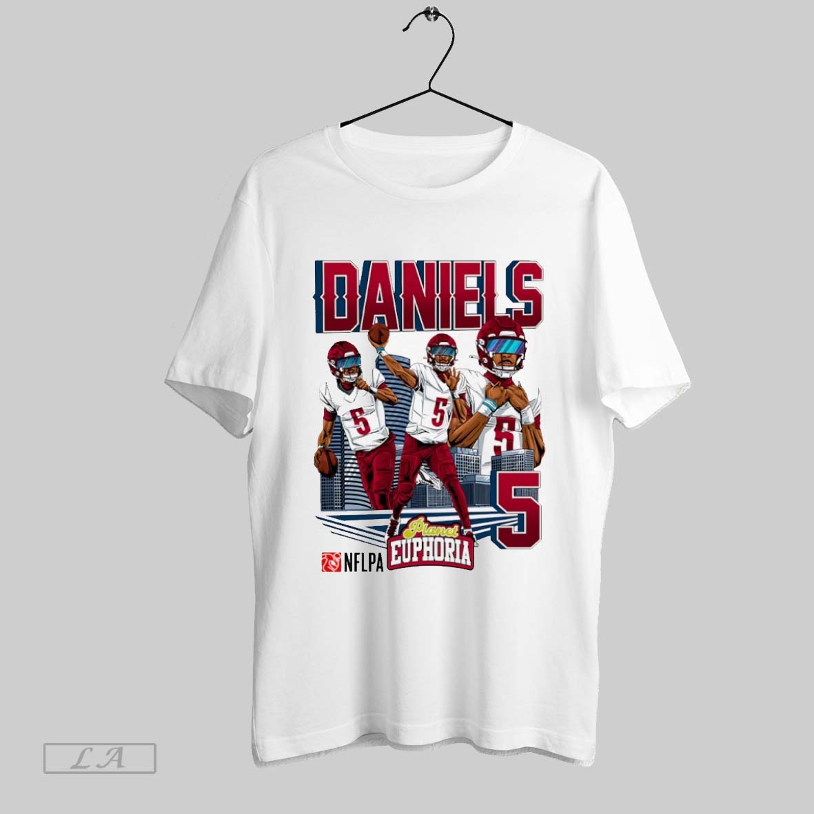 Original Jayden Daniels 5 Washington Commanders - Adult & Kids T-Shirts, Sweatshirts & Hoodies apparel design preview 1