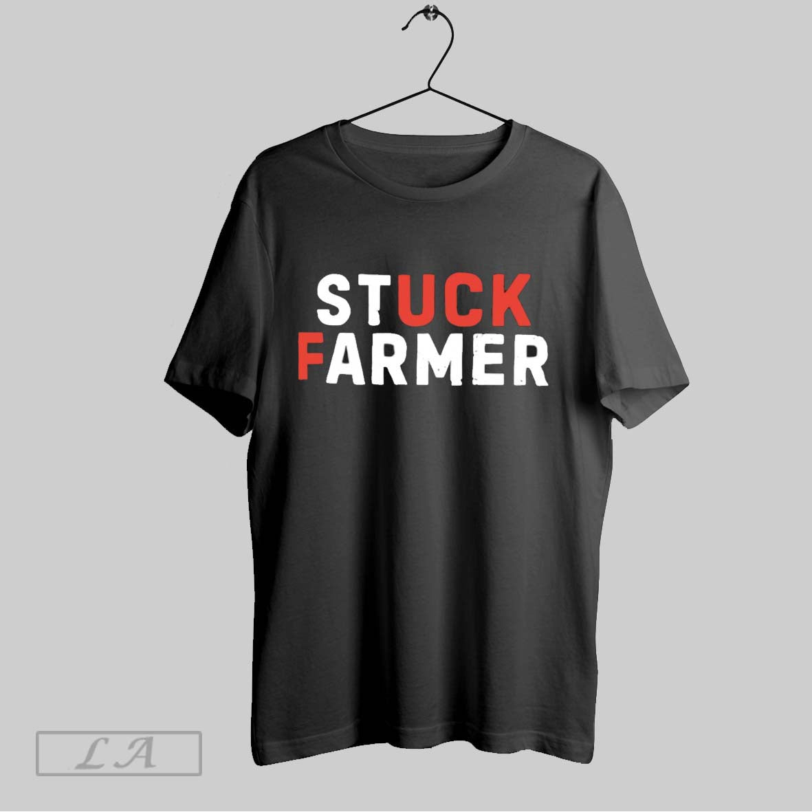 Original Jeremy Clarkson Wearing Stuck Farmer - Adult & Kids T-Shirts, Sweatshirts & Hoodies apparel design preview 1