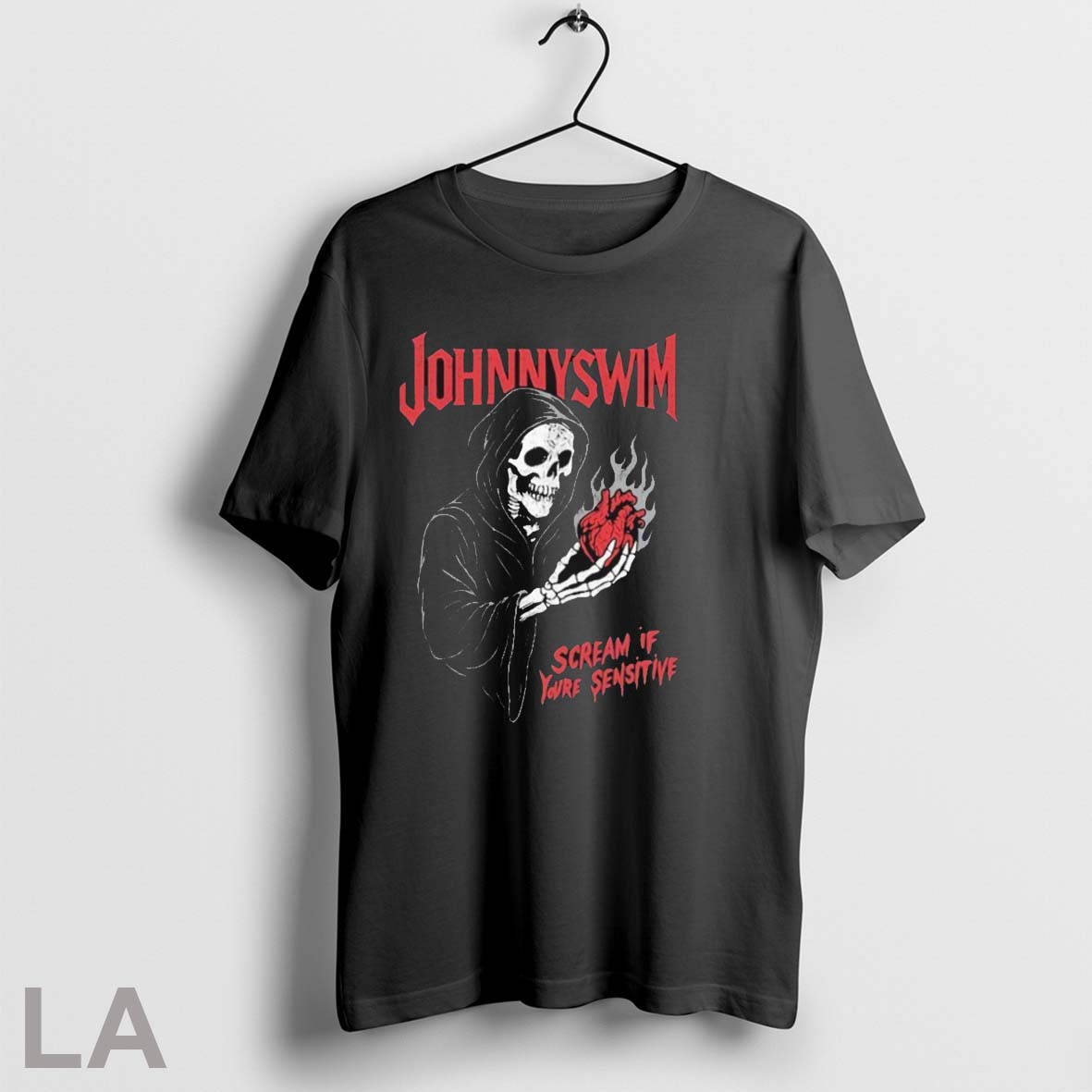 Original Johnnyswim Scream If Youre Sensitive Grim - Adult & Kids T-Shirts, Sweatshirts & Hoodies apparel design preview 1