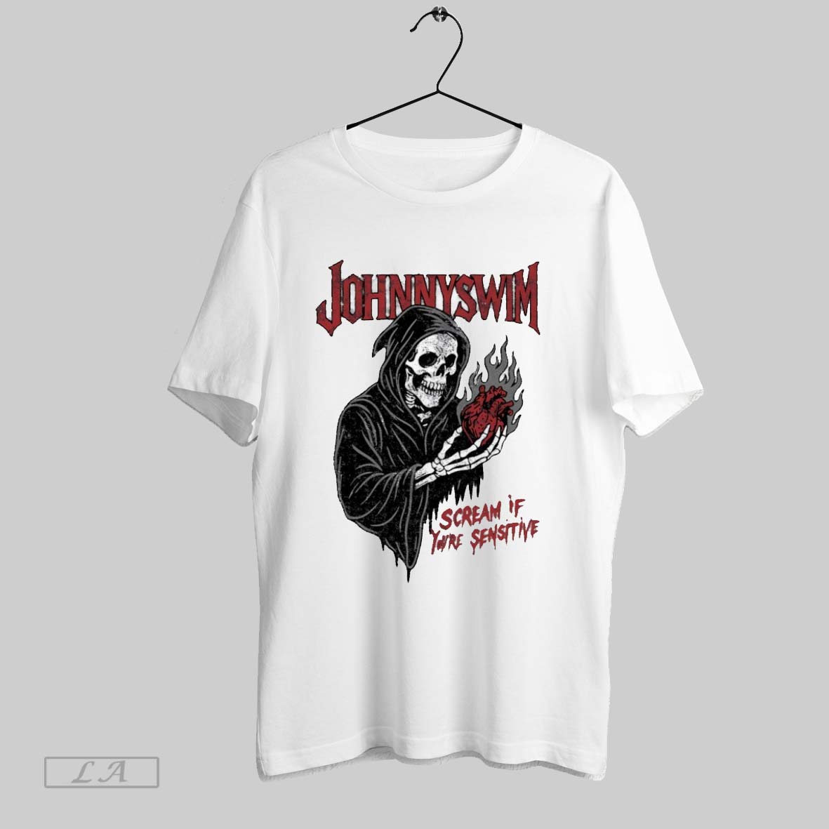 Original Johnnyswim Scream If Youre Sensitive - Adult & Kids T-Shirts, Sweatshirts & Hoodies apparel design preview 1