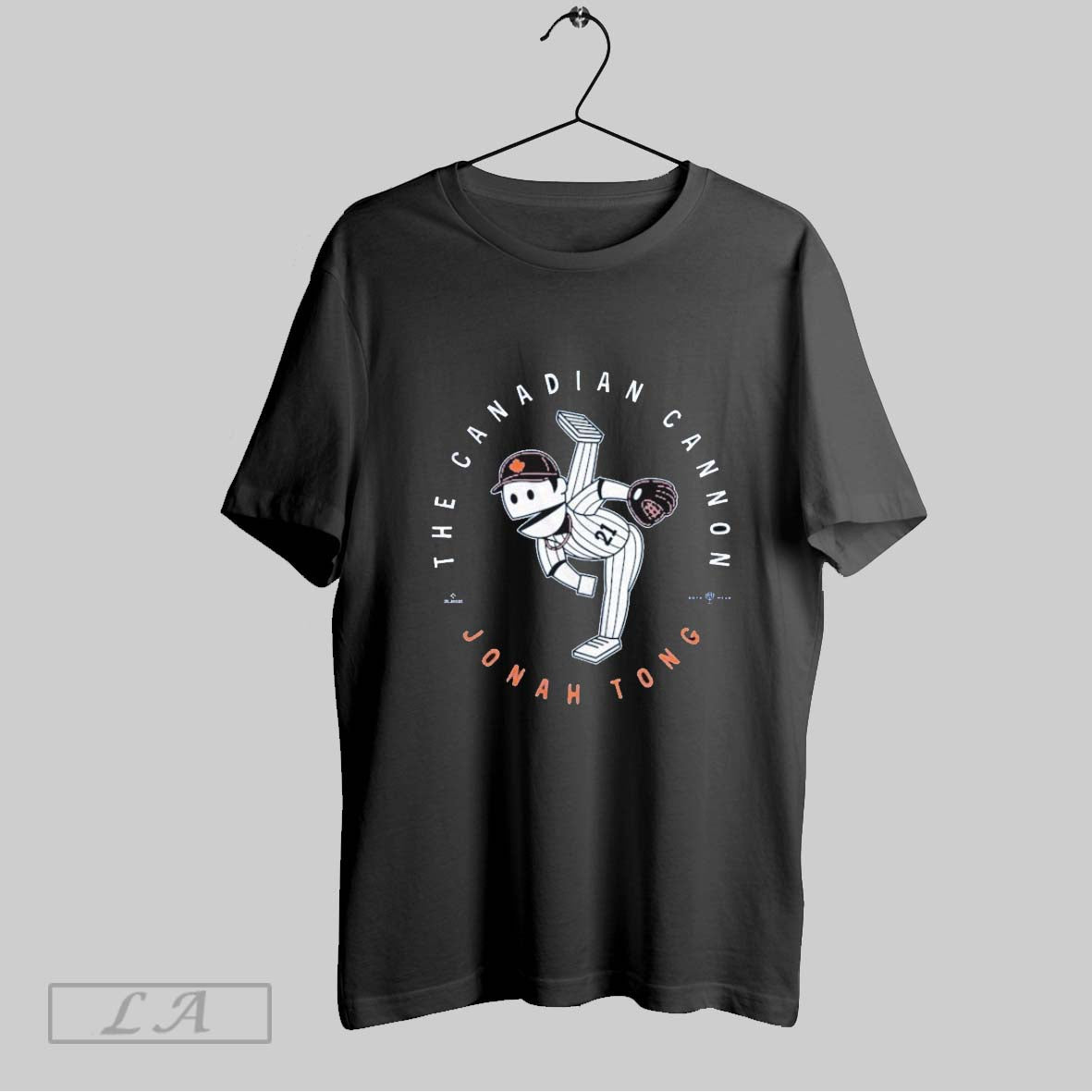 Original Jonah Tong The Canadian Cannon New York Mets - Adult & Kids T-Shirts, Sweatshirts & Hoodies apparel design preview 1