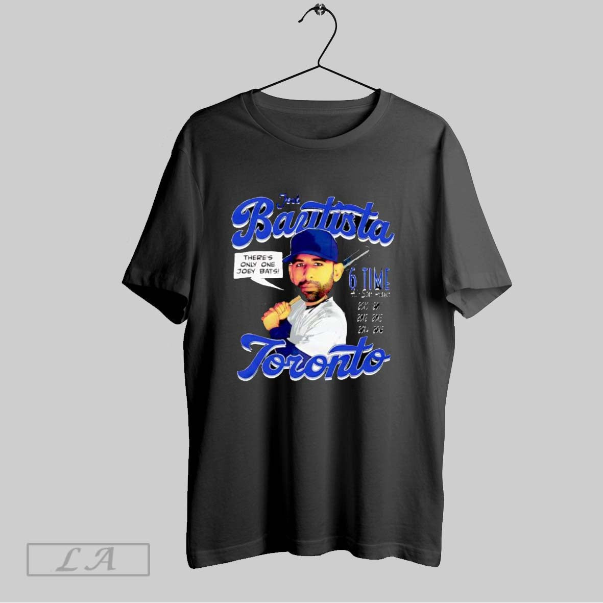 Original Jose Bautista Toronto Comic 6 Time - Adult & Kids T-Shirts, Sweatshirts & Hoodies apparel design preview 1