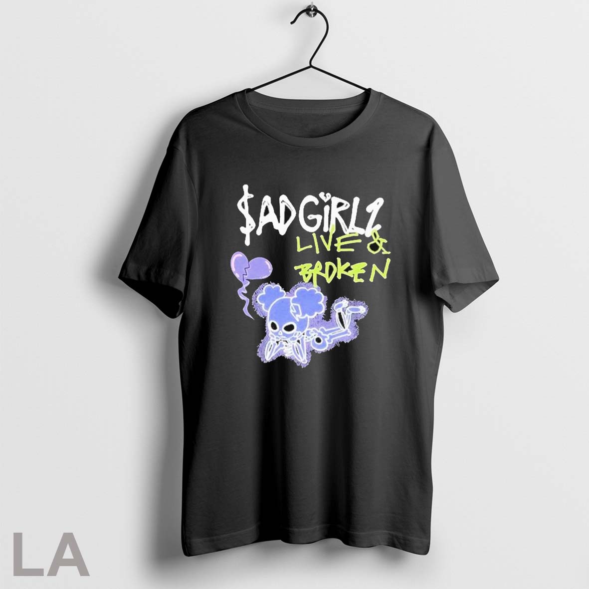 Original Junior H Sadgirlz Live And Broken Tour 2025 - Adult & Kids T-Shirts, Sweatshirts & Hoodies apparel design preview 1