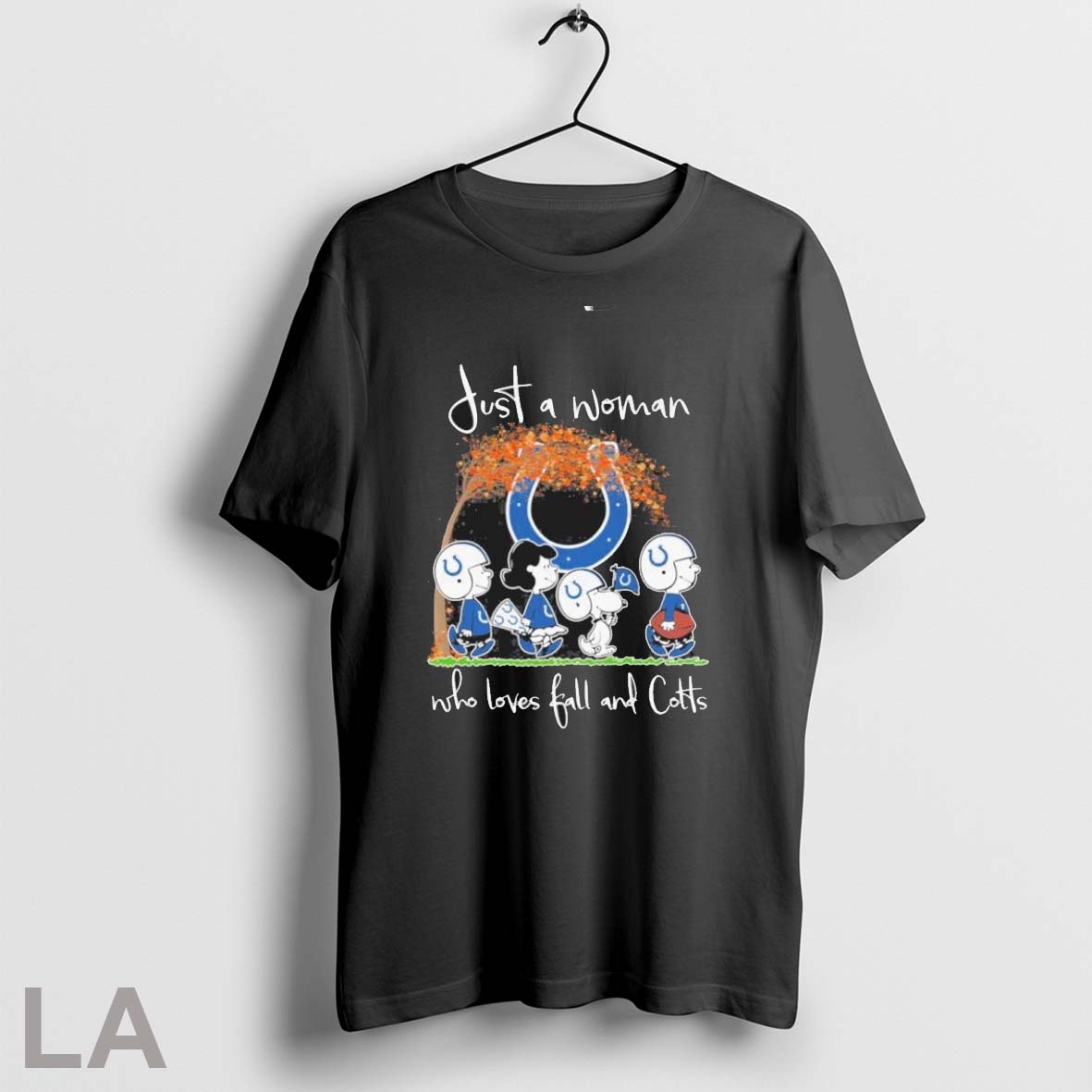 Original Just A Woman Who Loves Fall And Indianapolis - Adult & Kids T-Shirts, Sweatshirts & Hoodies apparel design preview 1