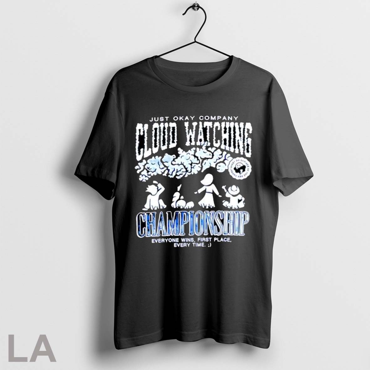 Original Just Okay Company Cloud Watching - Adult & Kids T-Shirts, Sweatshirts & Hoodies apparel design preview 1