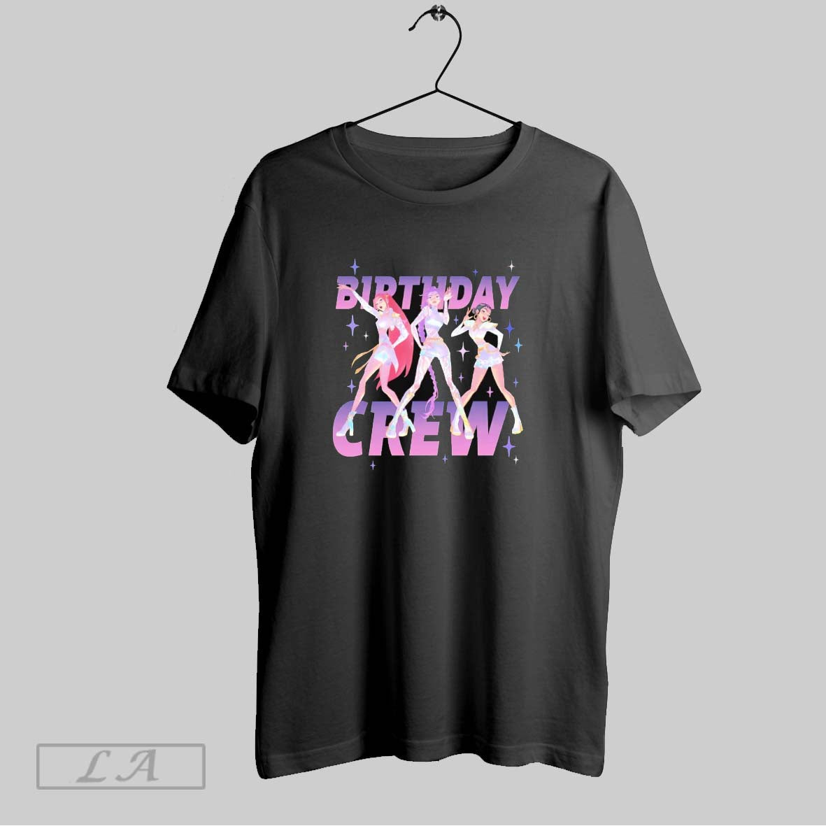 Original Kpop Demon Hunters Birthday Crew - Adult & Kids T-Shirts, Sweatshirts & Hoodies apparel design preview 1