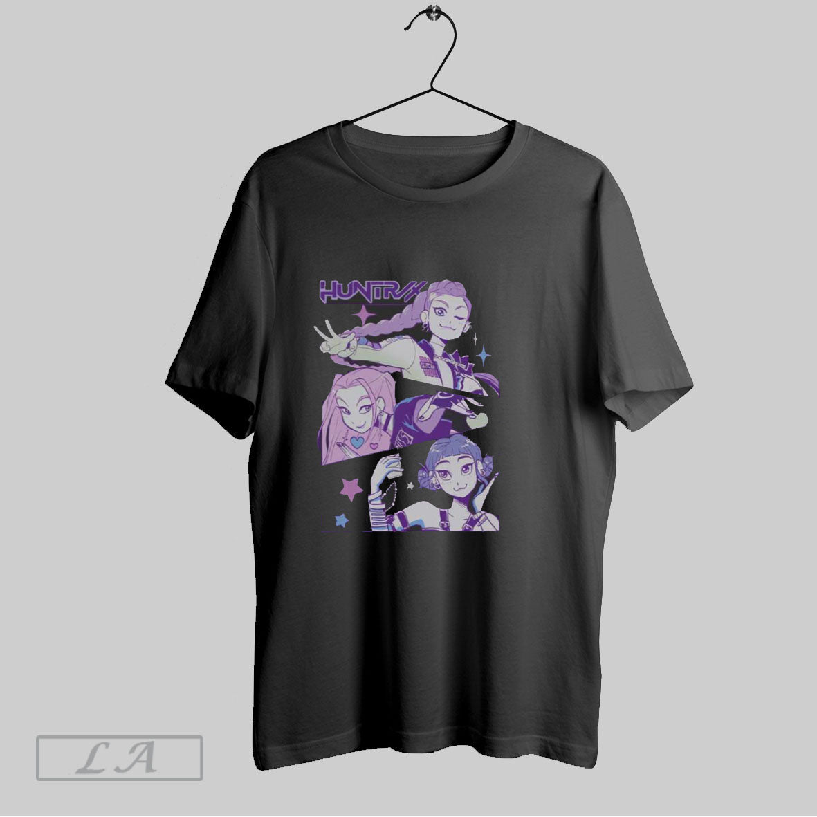 Original Kpop Demon Hunters Huntrix Group Panels - Adult & Kids T-Shirts, Sweatshirts & Hoodies apparel design preview 1