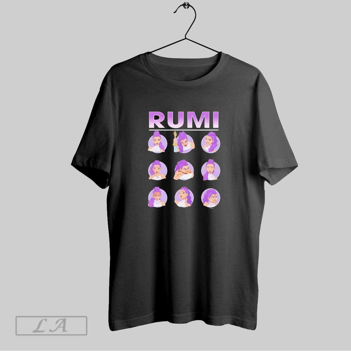 Original Kpop Demon Hunters Rumi Expressions - Adult & Kids T-Shirts, Sweatshirts & Hoodies apparel design preview 1