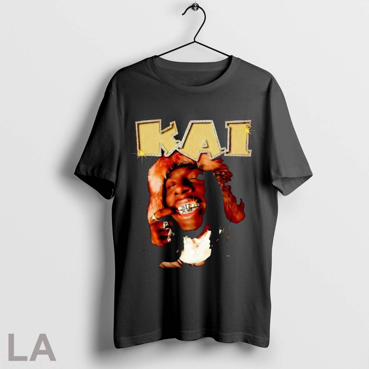 Original Kai Cenat Diamond Grillz All Gold Everything - Adult & Kids T-Shirts, Sweatshirts & Hoodies apparel design preview 1